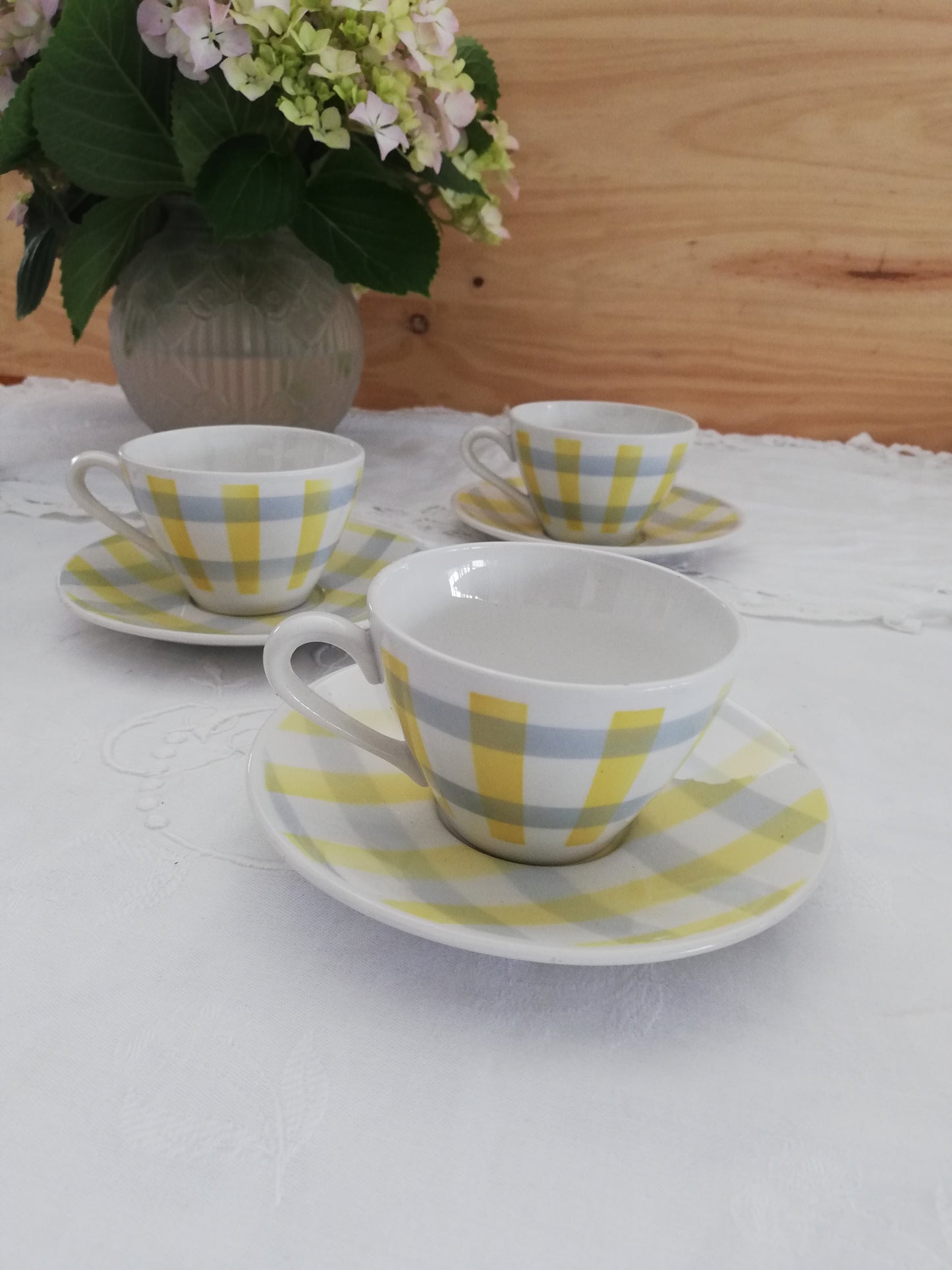 Tasses et sous tasses Badonviller