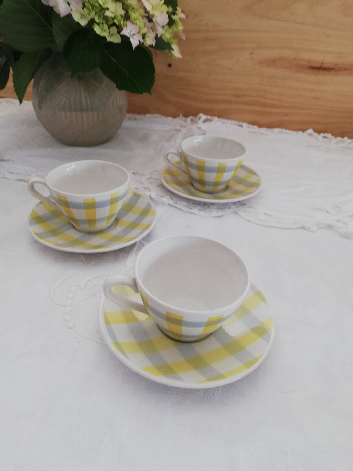Tasses et sous tasses Badonviller