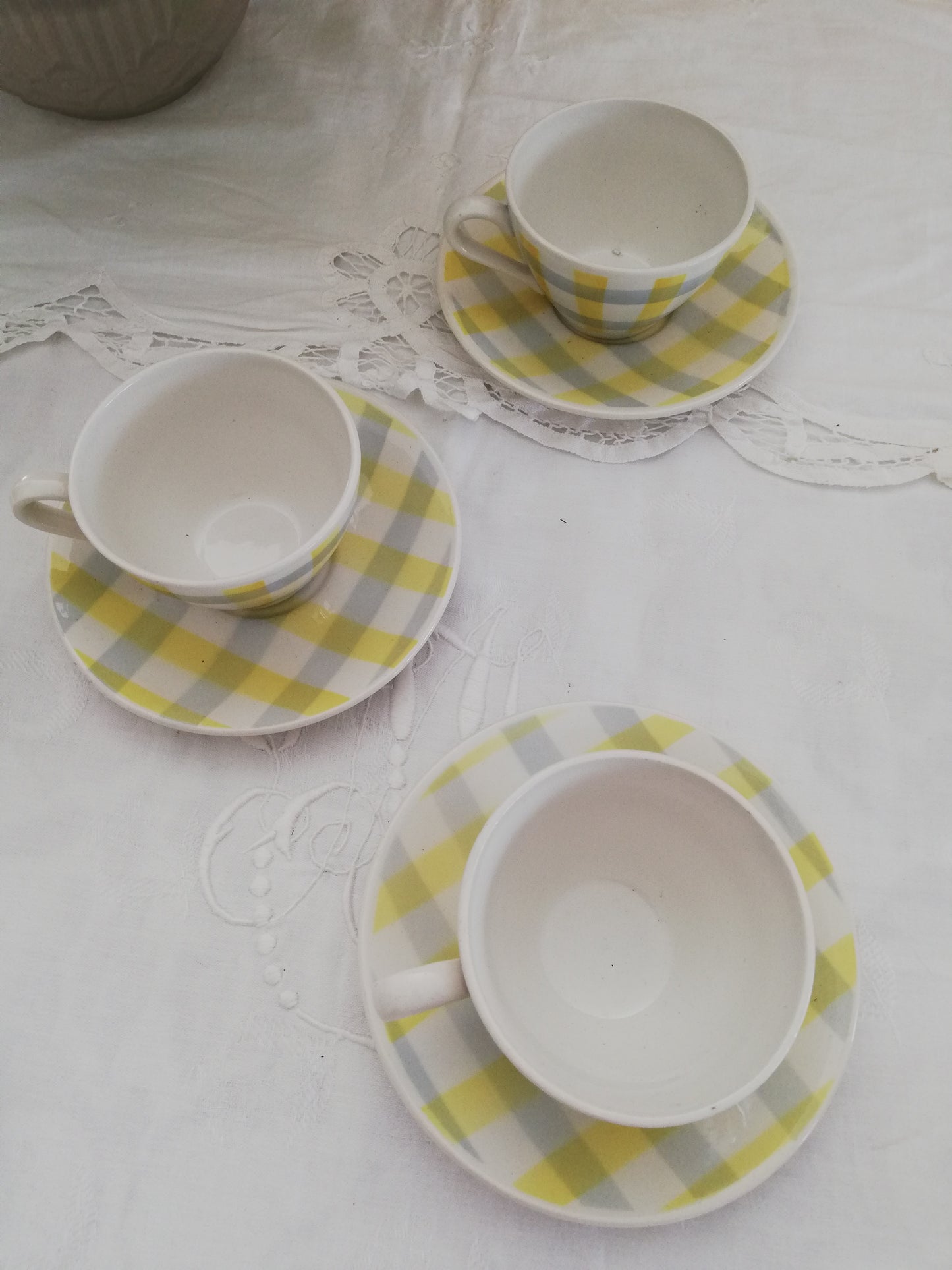 Tasses et sous tasses Badonviller
