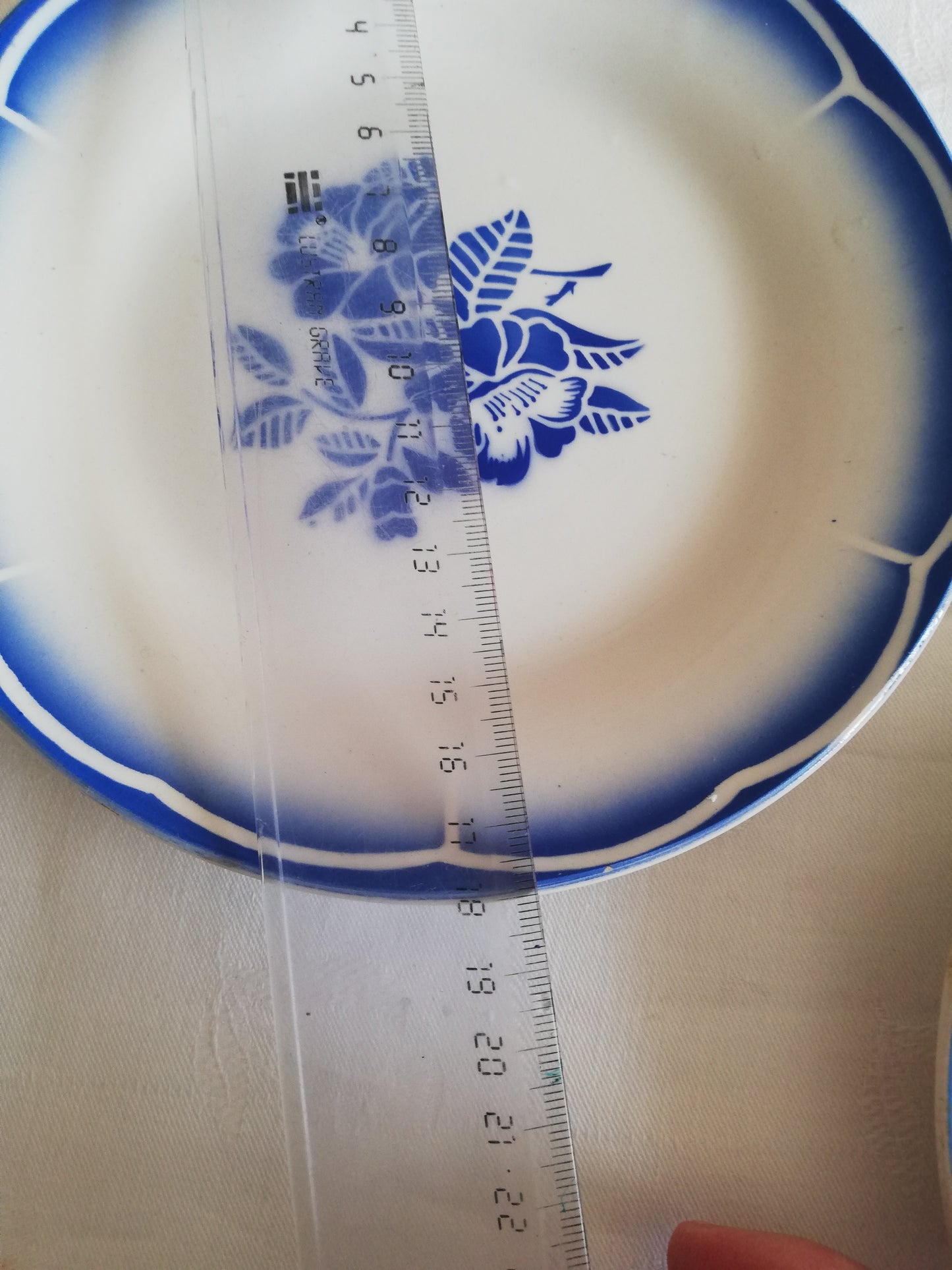 2 Assiettes Dessert Marsac Digoin Sarreguemines