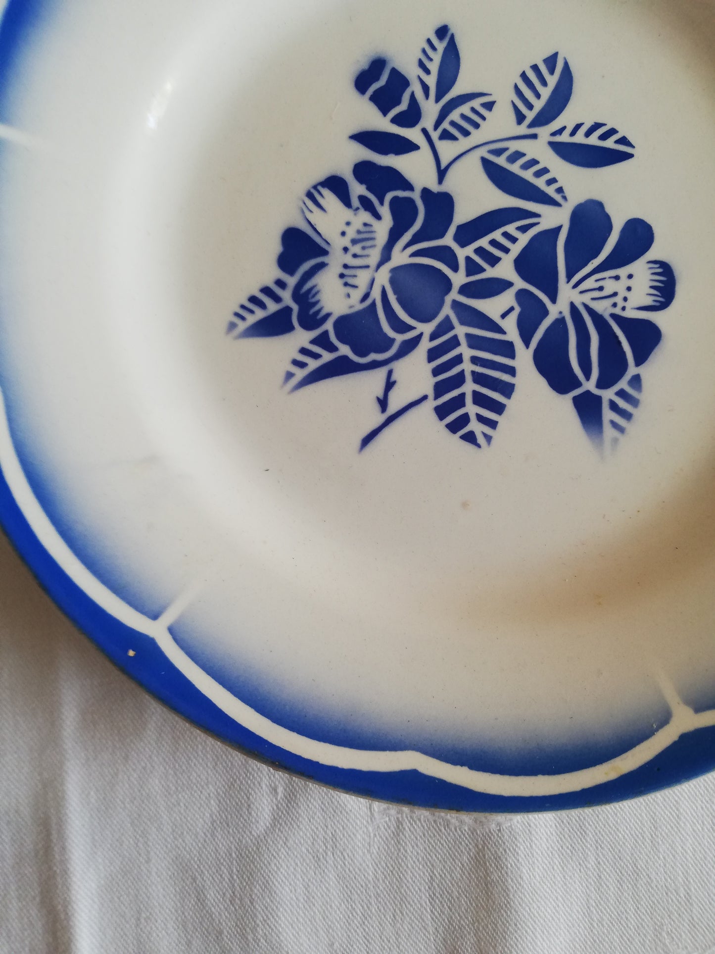2 Assiettes Dessert Marsac Digoin Sarreguemines