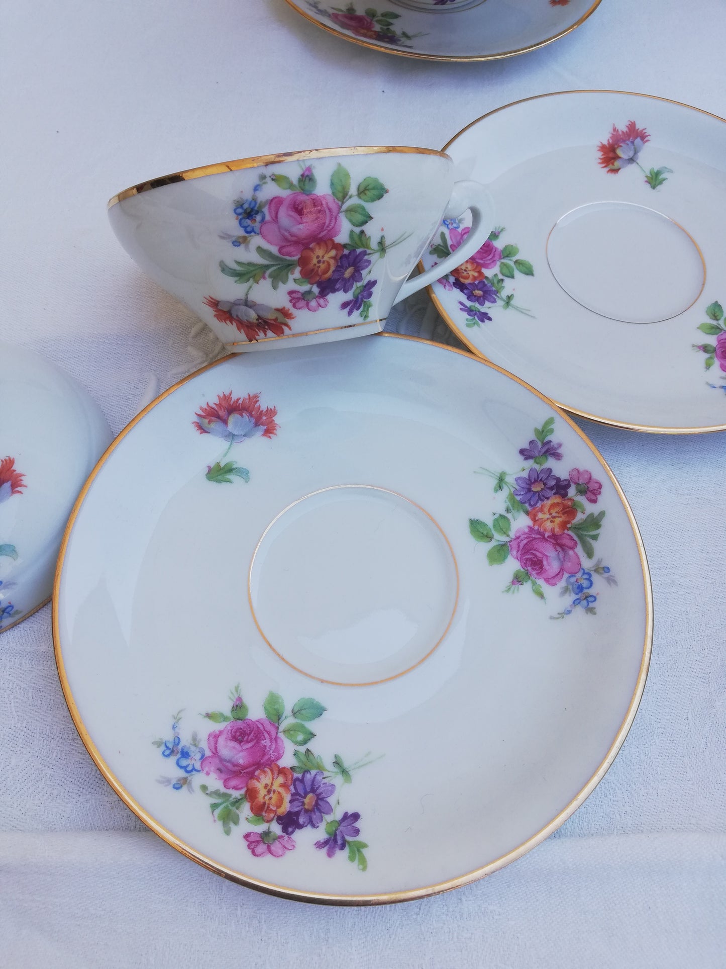 Service à café ancien Porcelaine Limousine