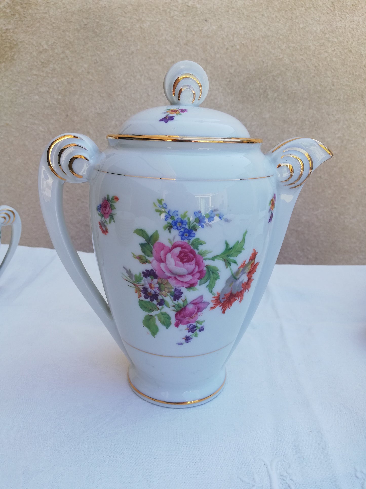 Service à café ancien Porcelaine Limousine