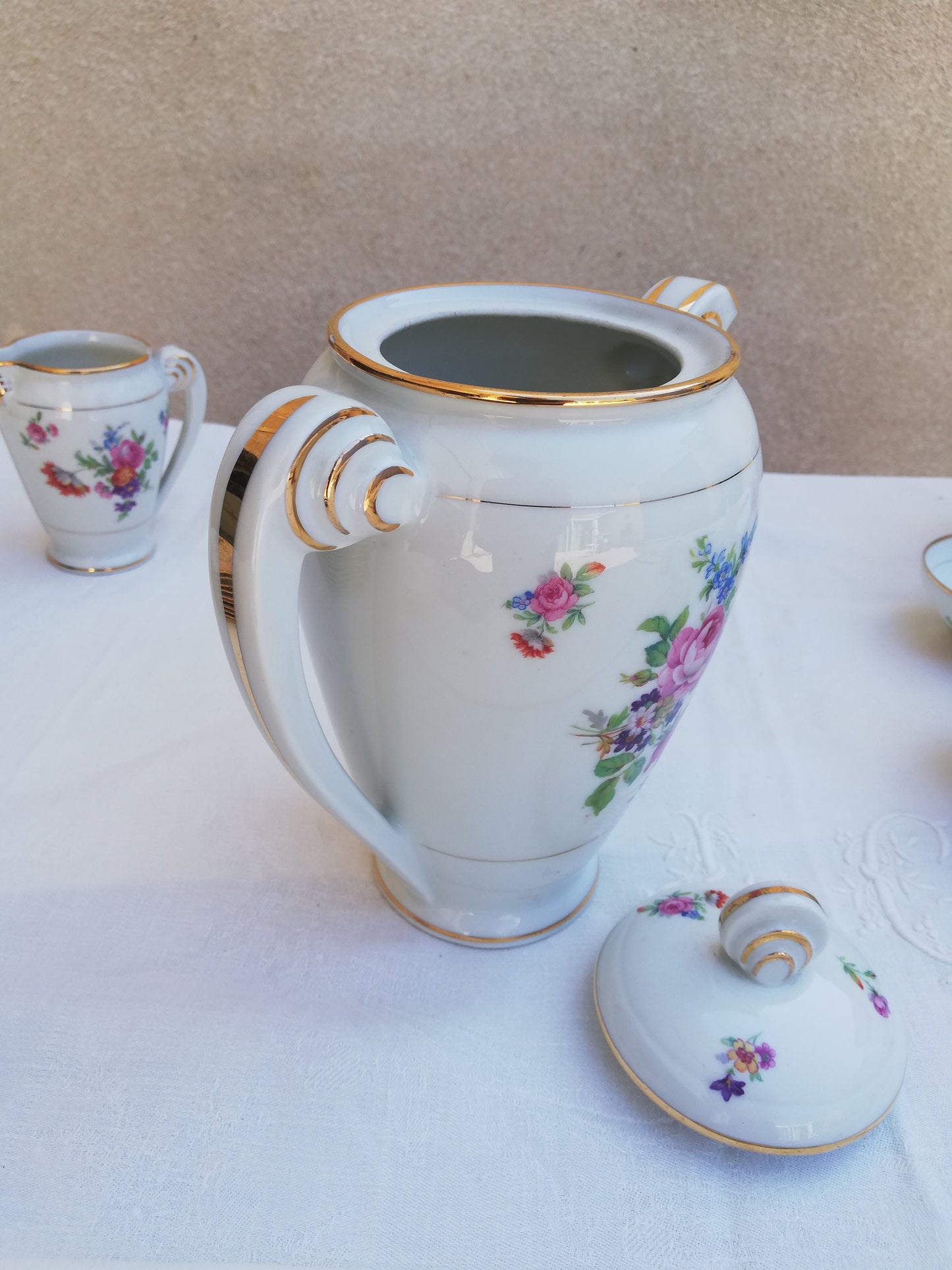 Service à café ancien Porcelaine Limousine