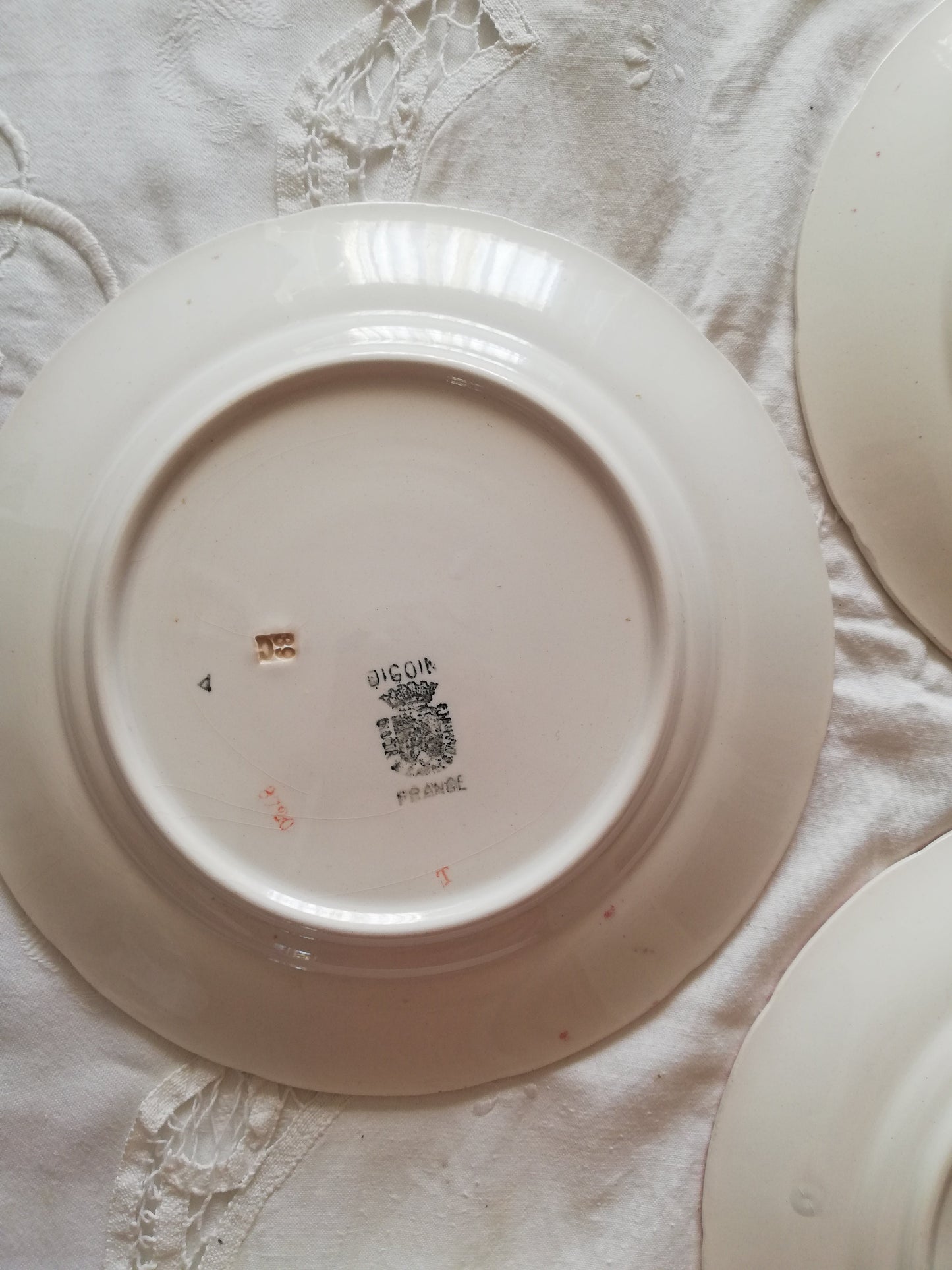 Assiette Barbotine Fruit Digoin Sarreguemines (Copier)