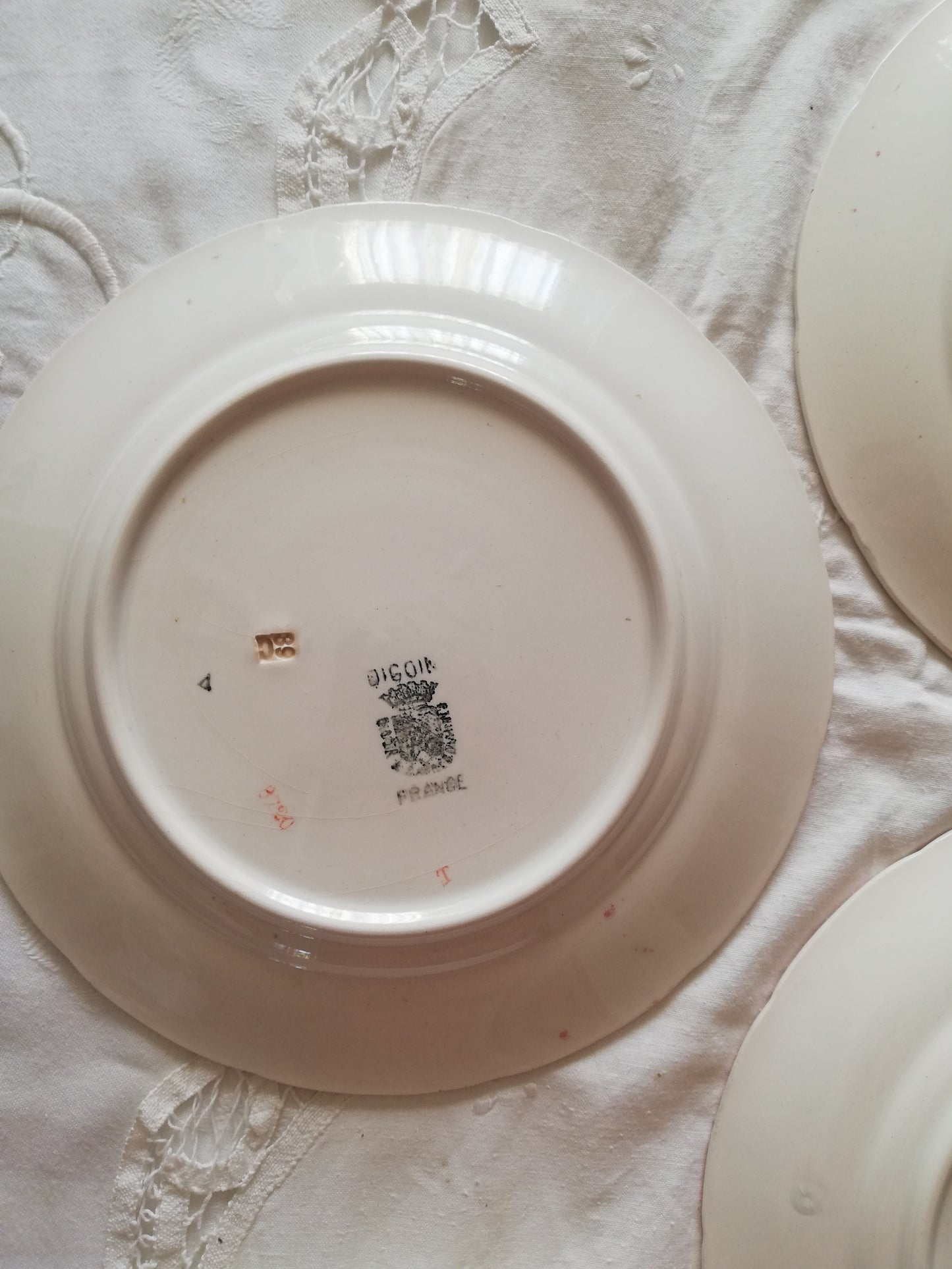 Assiette Barbotine Fruit Digoin Sarreguemines (Copier)