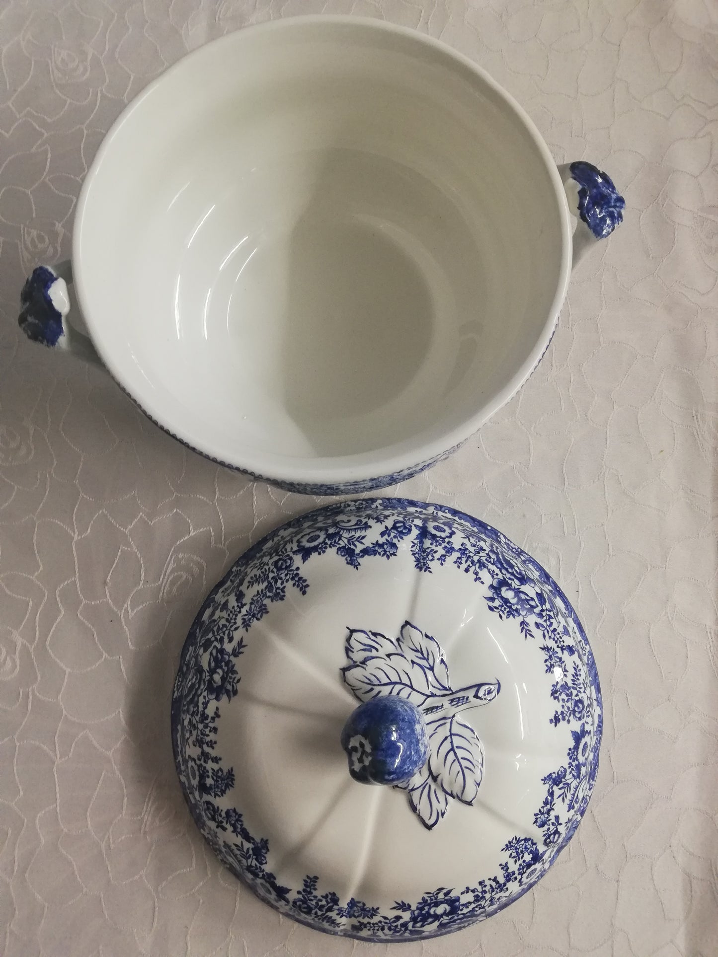 Soupière Toile de Jouy Luneville