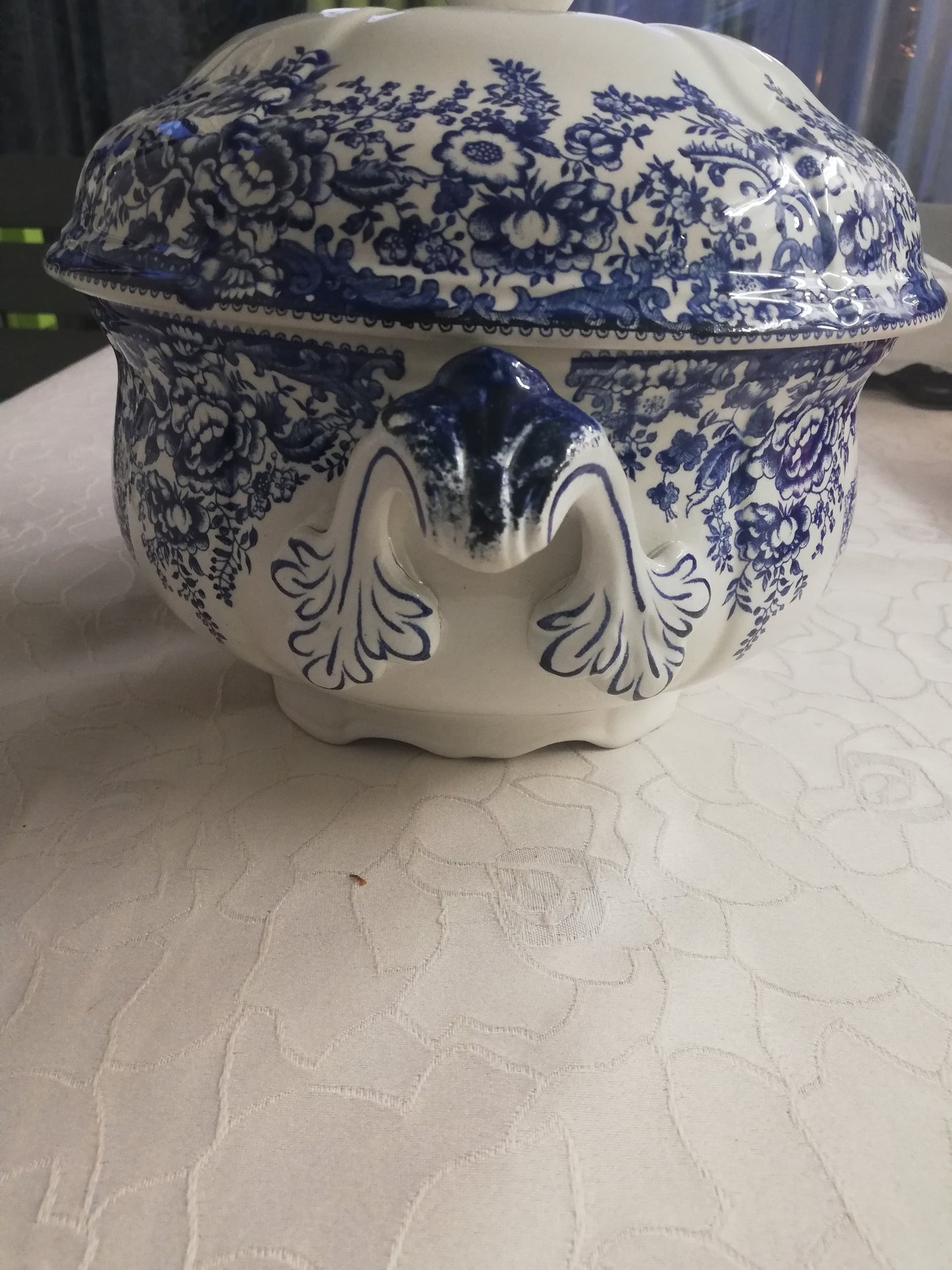Soupière Toile de Jouy Luneville