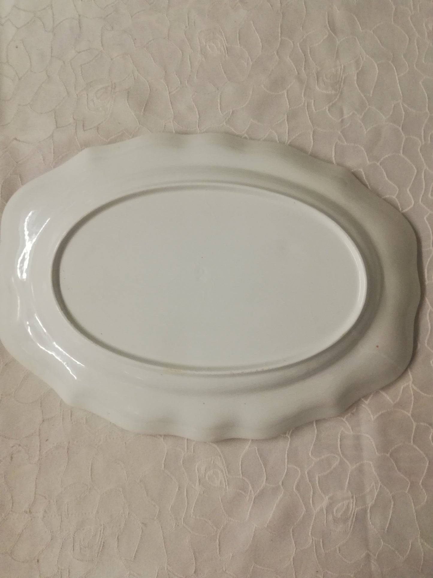 Plat oval Toile de Jouy Luneville