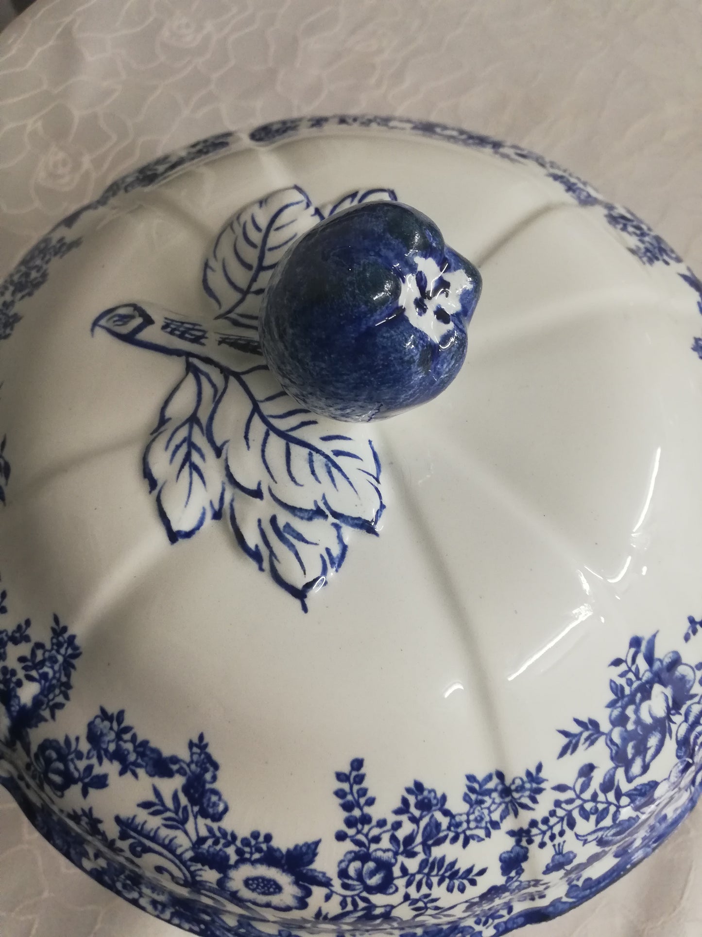 Soupière Toile de Jouy Luneville