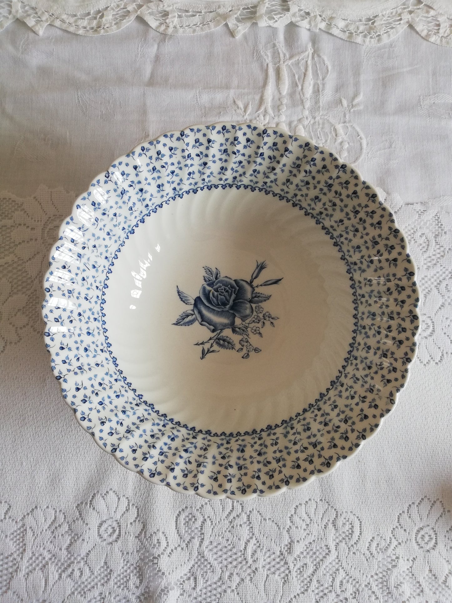 Saladier Rose Bouquet Johnson Bros