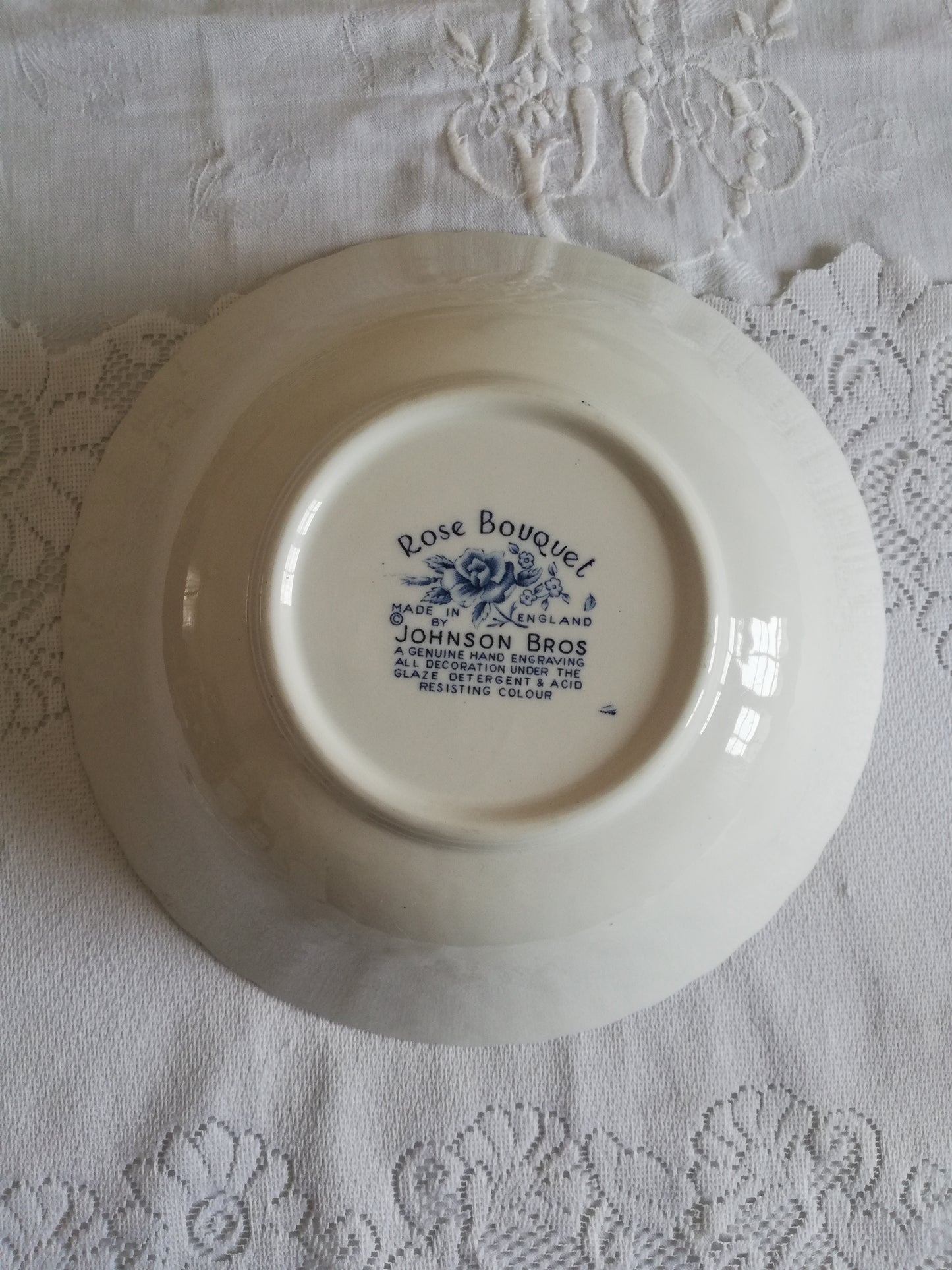 Saladier Rose Bouquet Johnson Bros