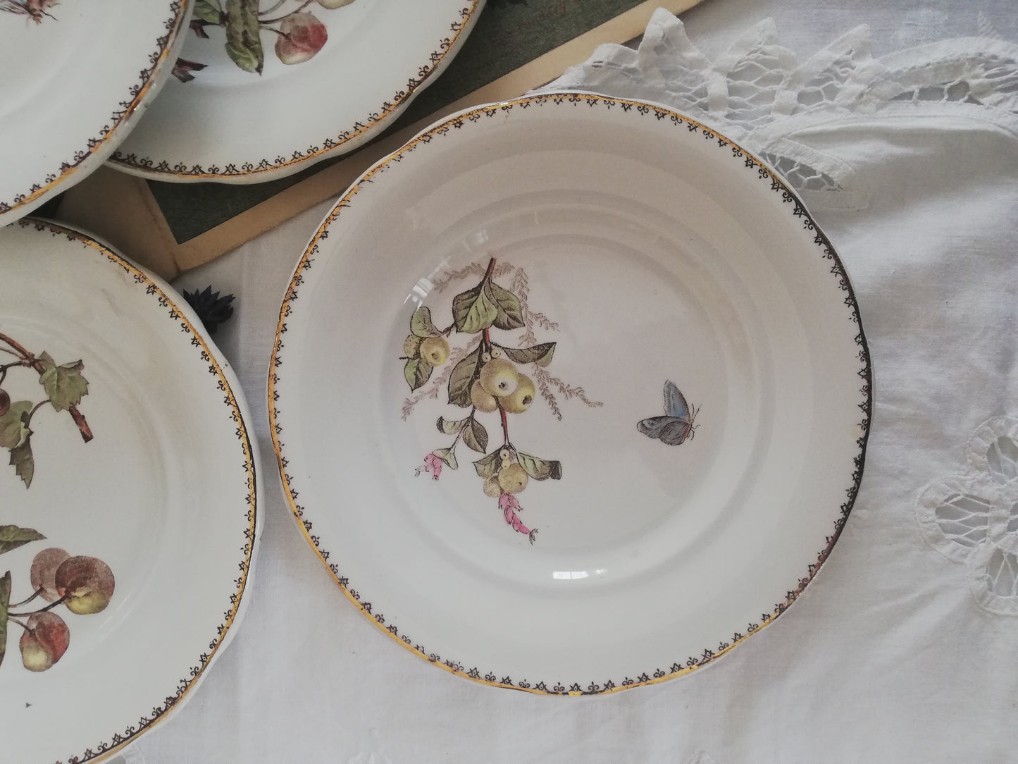 6 Assiettes Dessert Creil et Montereau
