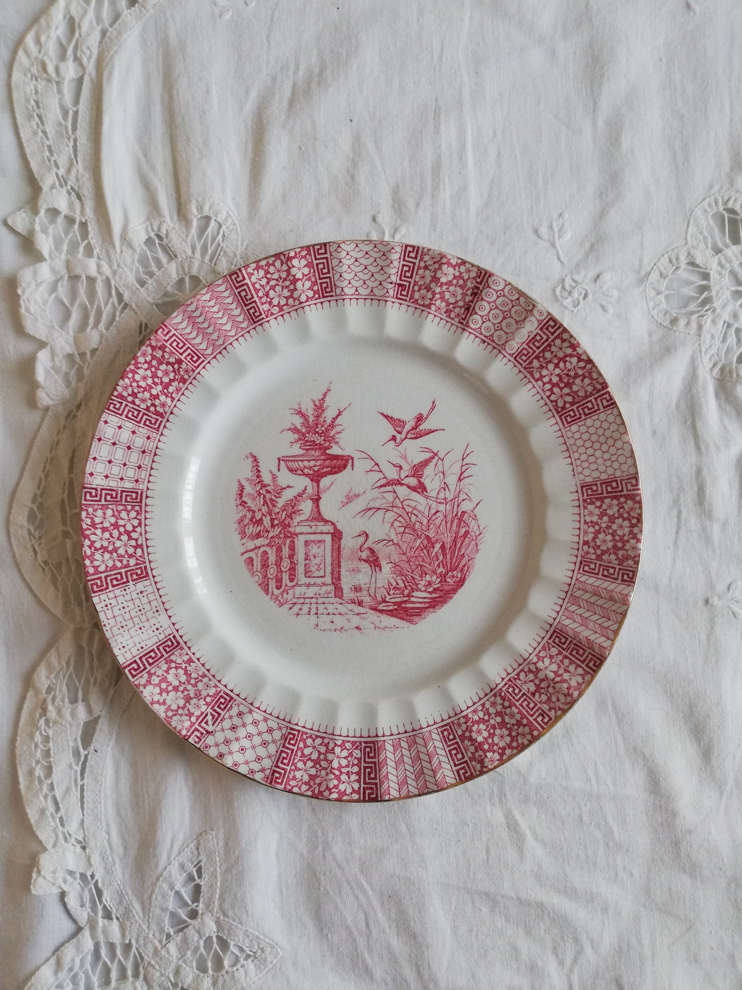 Assiette Dentelle KG Luneville