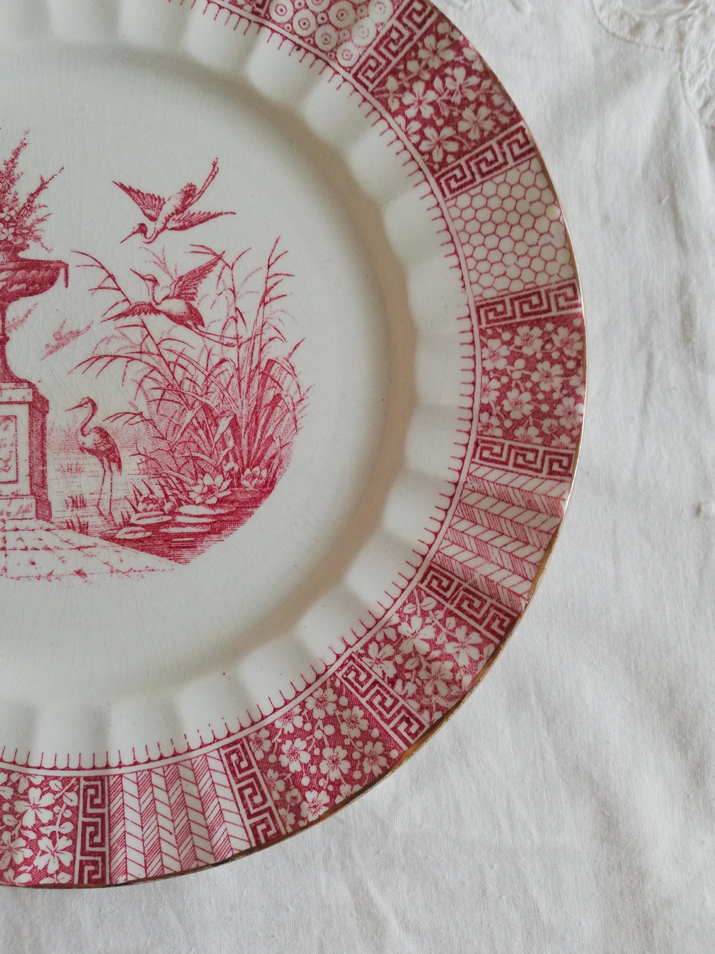 Assiette Dentelle KG Luneville