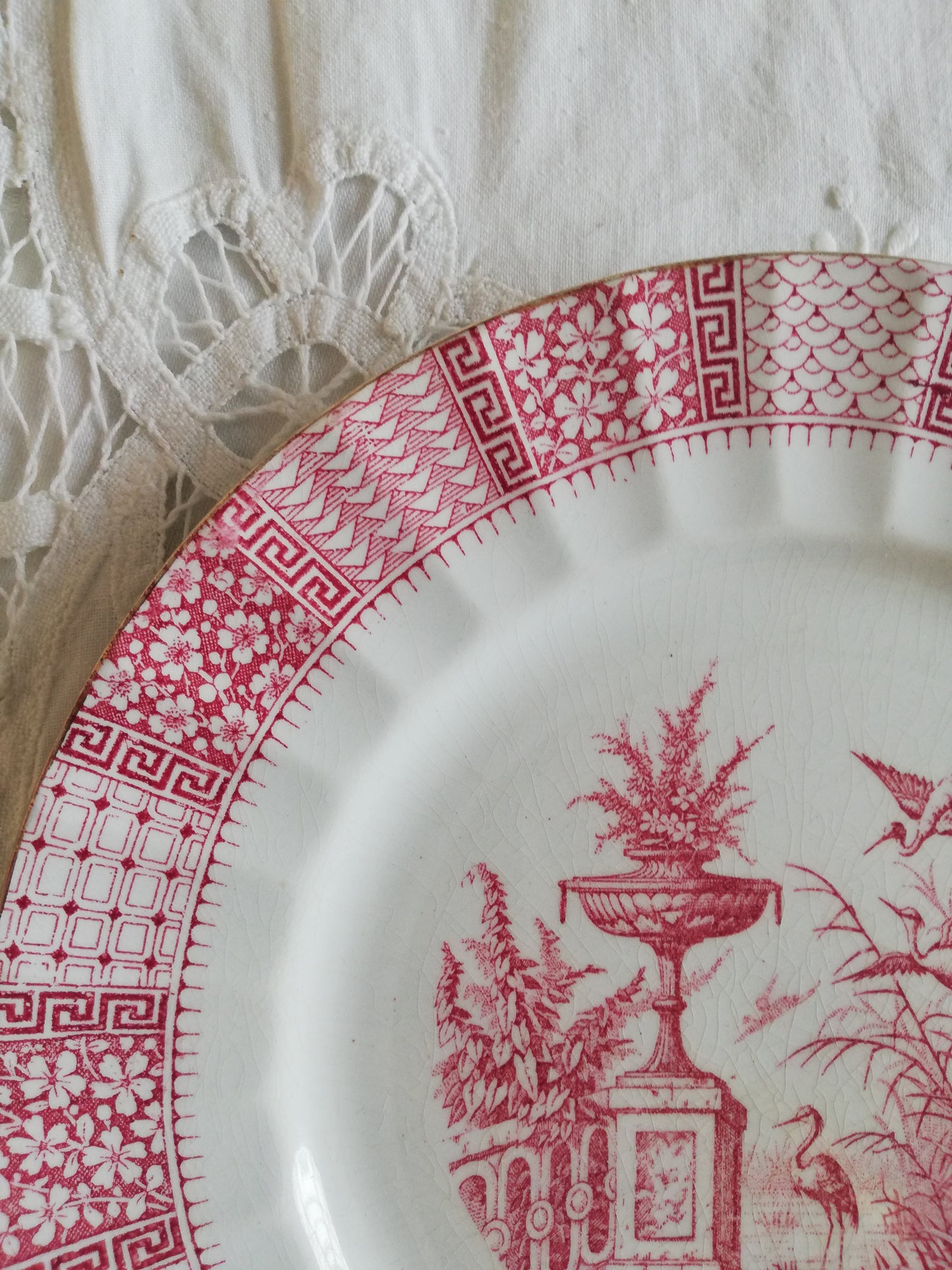 Assiette Dentelle KG Luneville