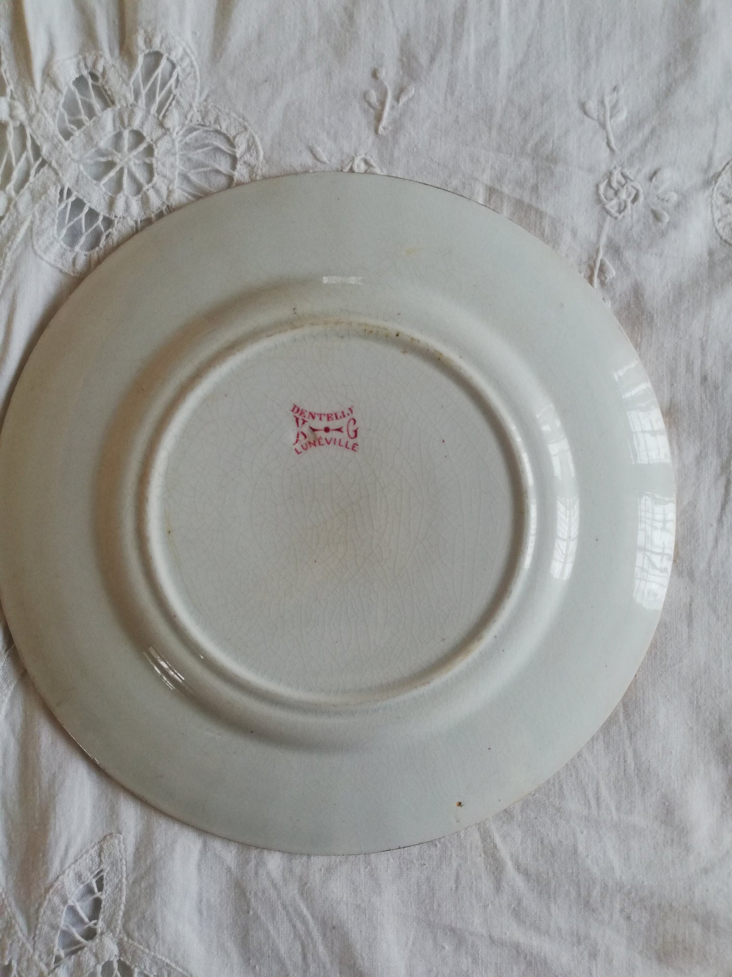 Assiette Dentelle KG Luneville