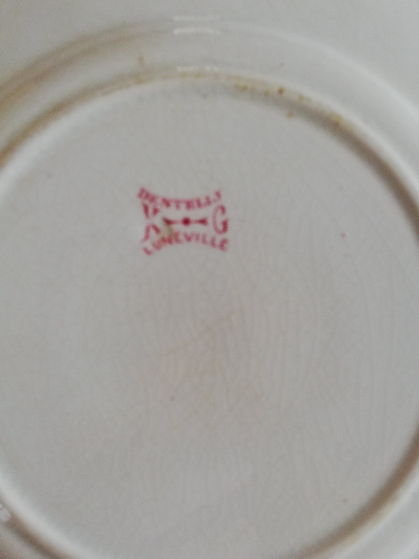 Assiette Dentelle KG Luneville