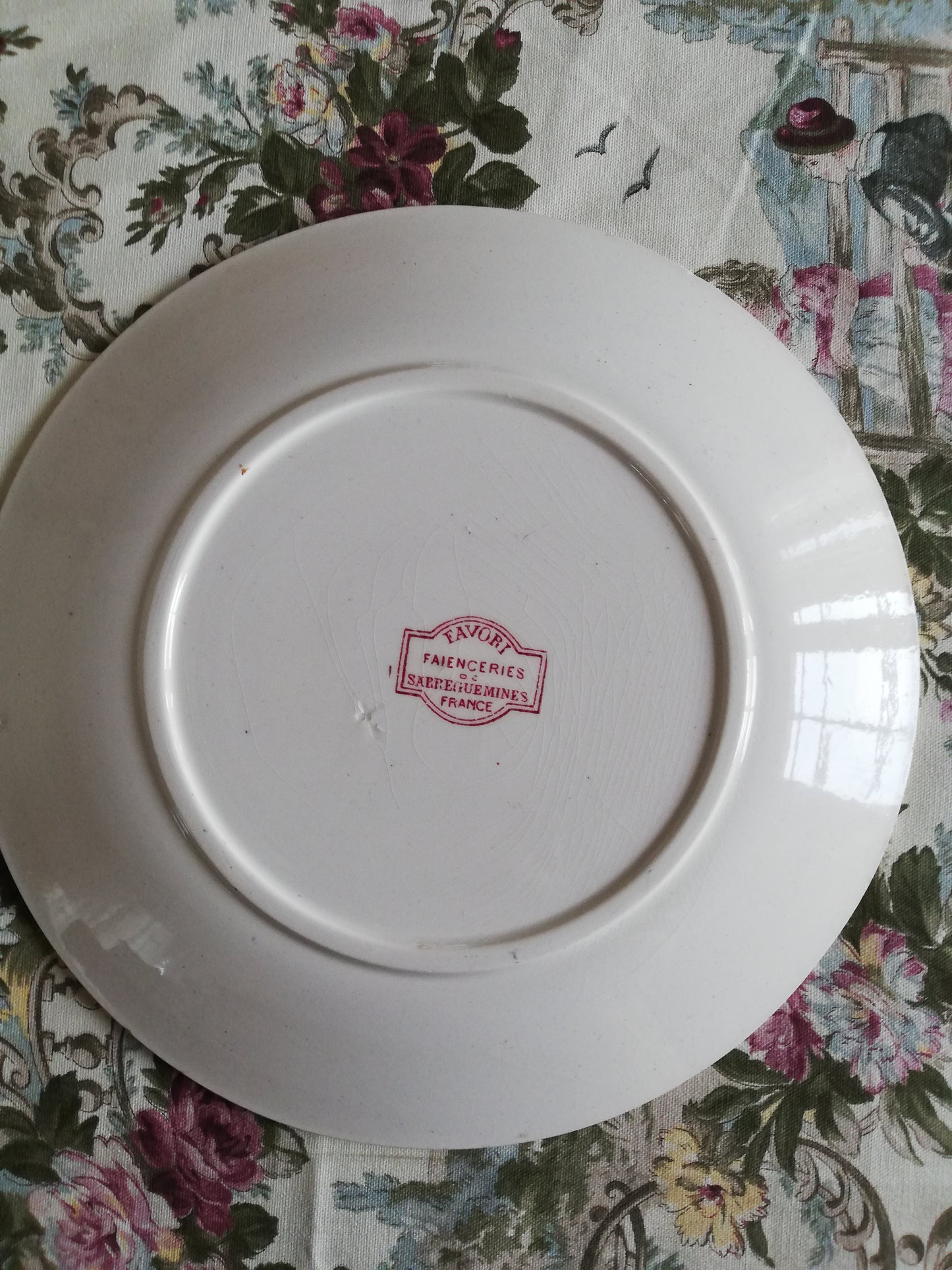 Assiette Favori Sarreguemines