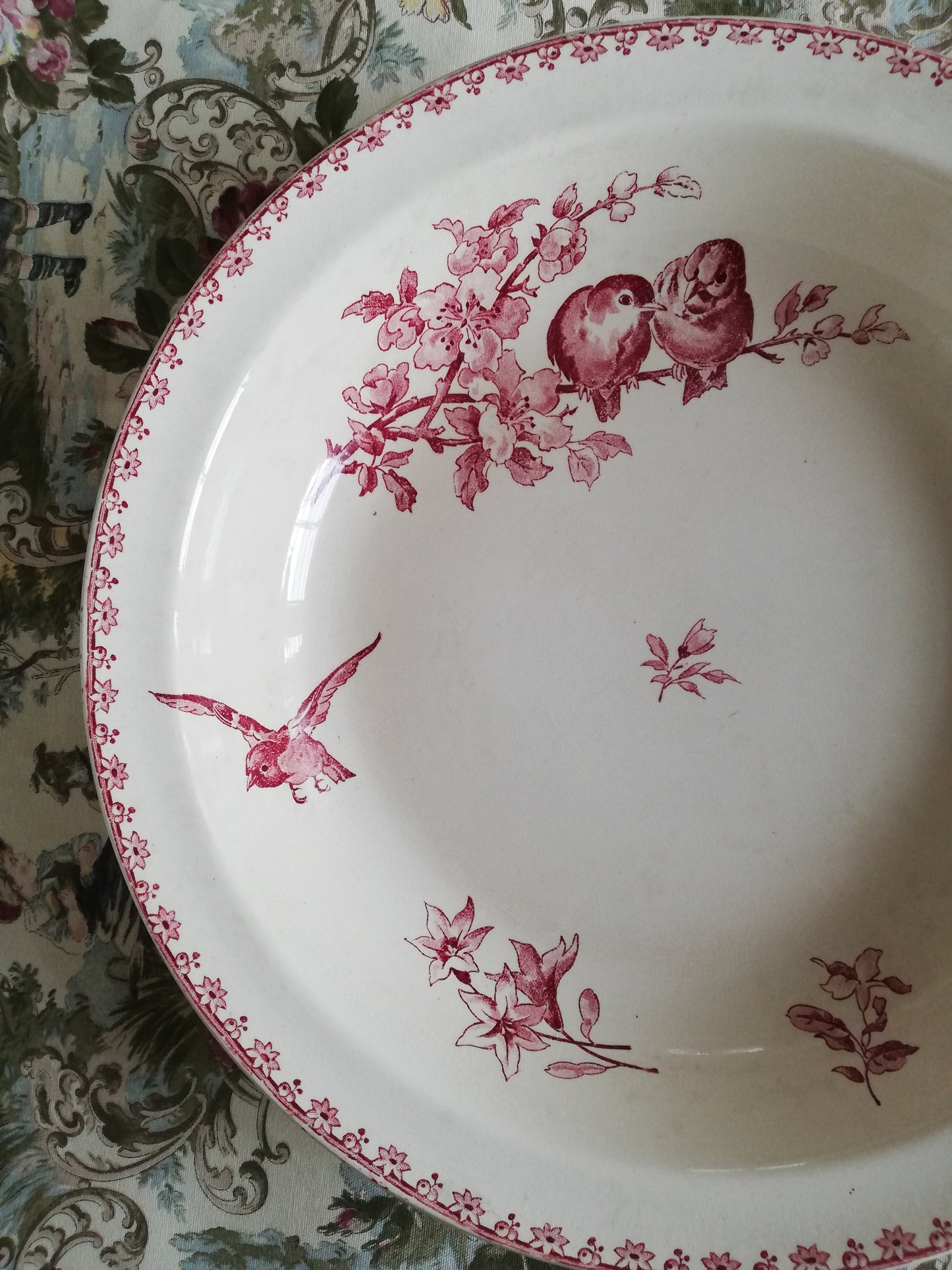 Grand plat creux Favori Sarreguemines