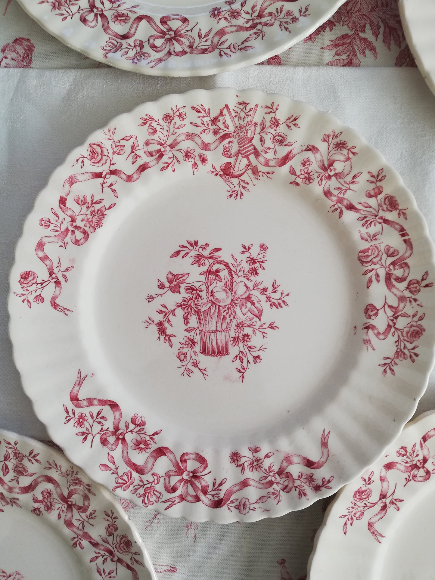 Assiette Plate Ruban Longchamp
