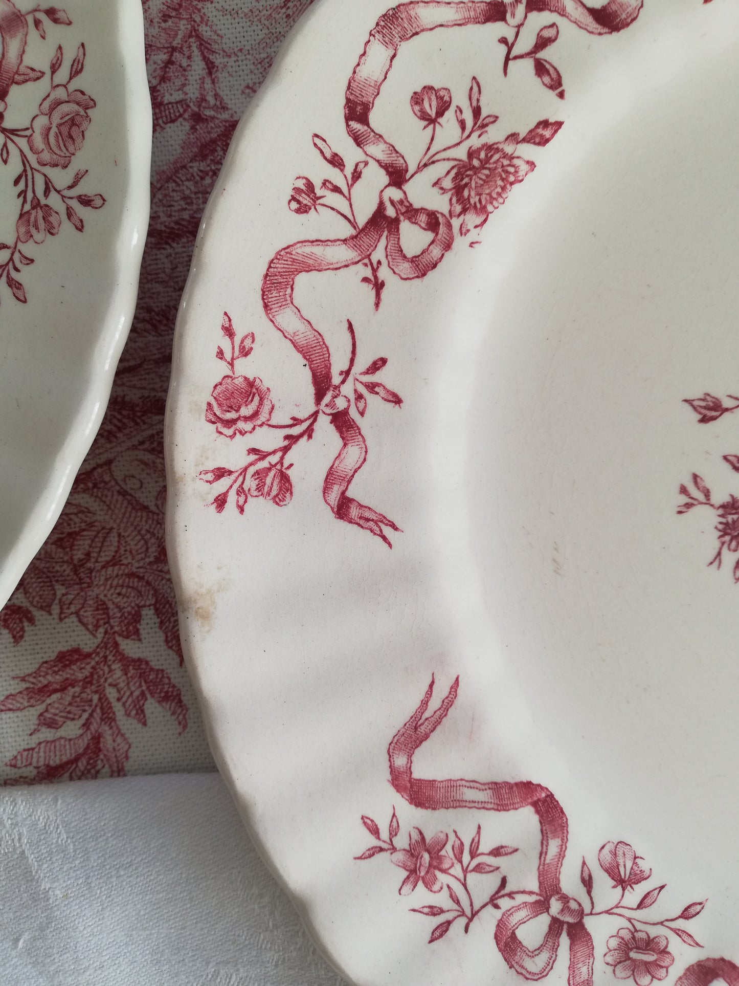 Assiette Plate Ruban Longchamp