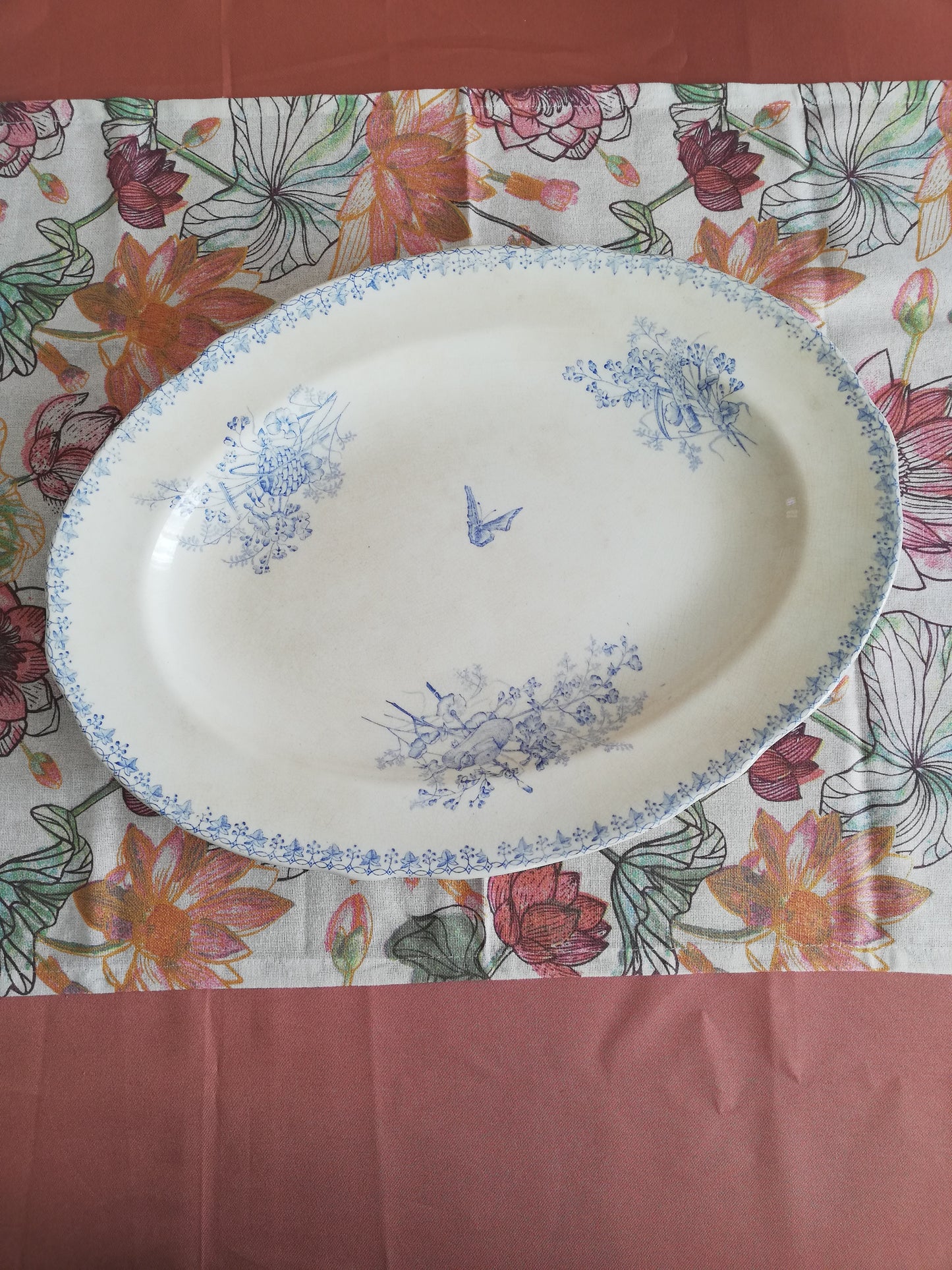 Plat oval Terre de Fer Moisson Onnaing
