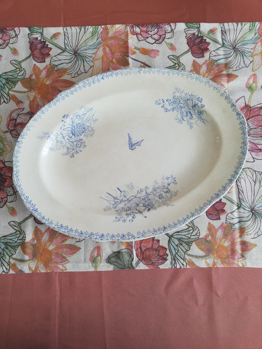 Plat oval Terre de Fer Moisson Onnaing