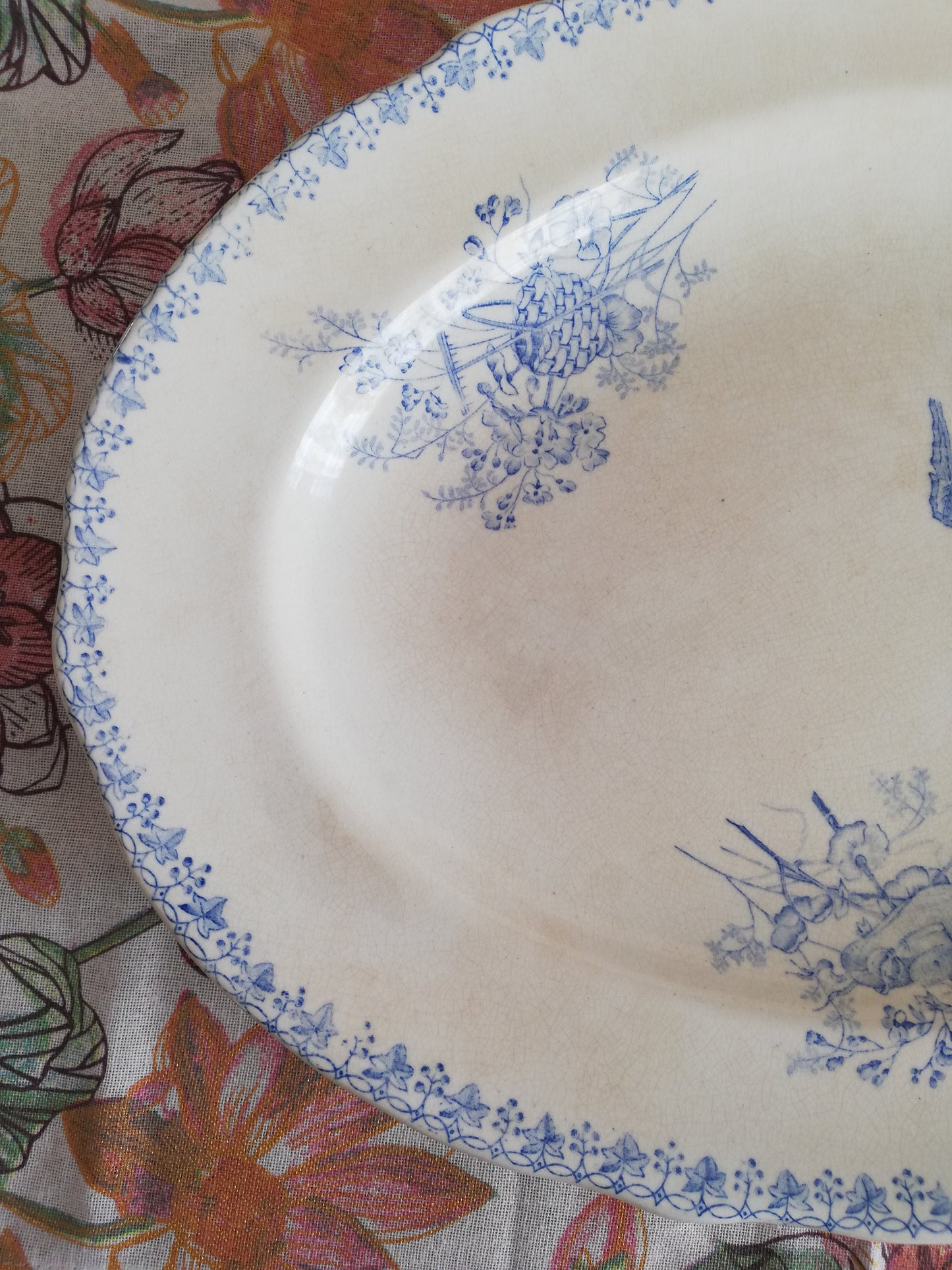 Plat oval Terre de Fer Moisson Onnaing