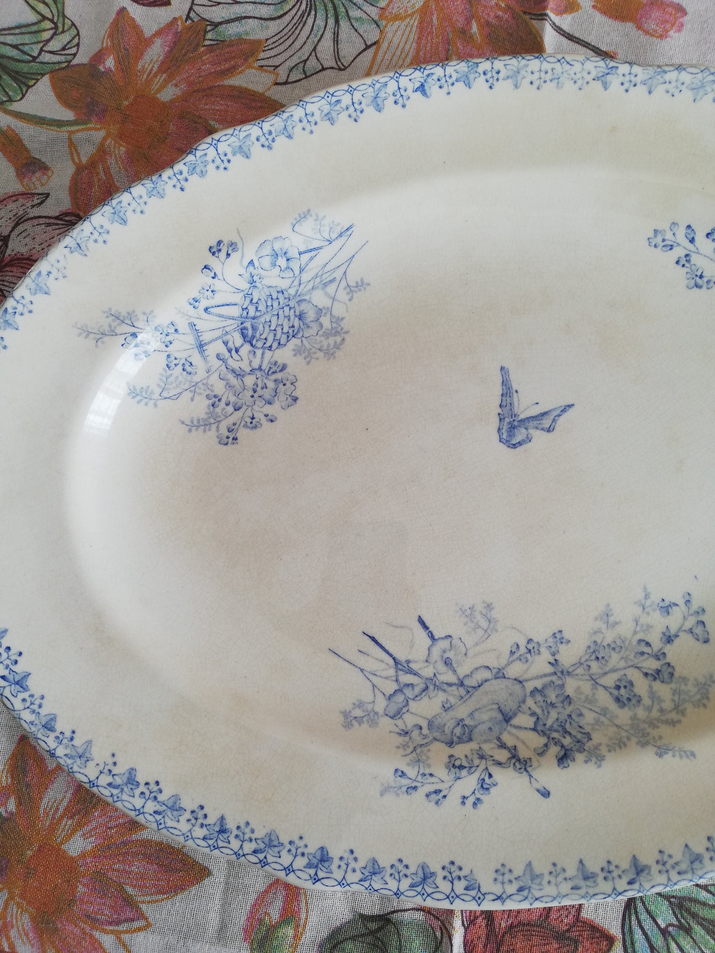 Plat oval Terre de Fer Moisson Onnaing