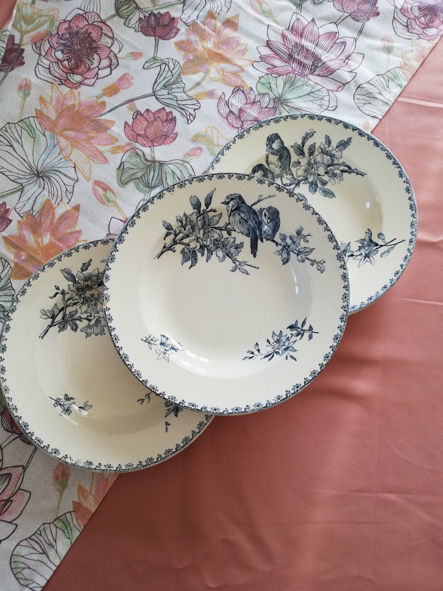 Assiettes Favori Sarreguemines x 3