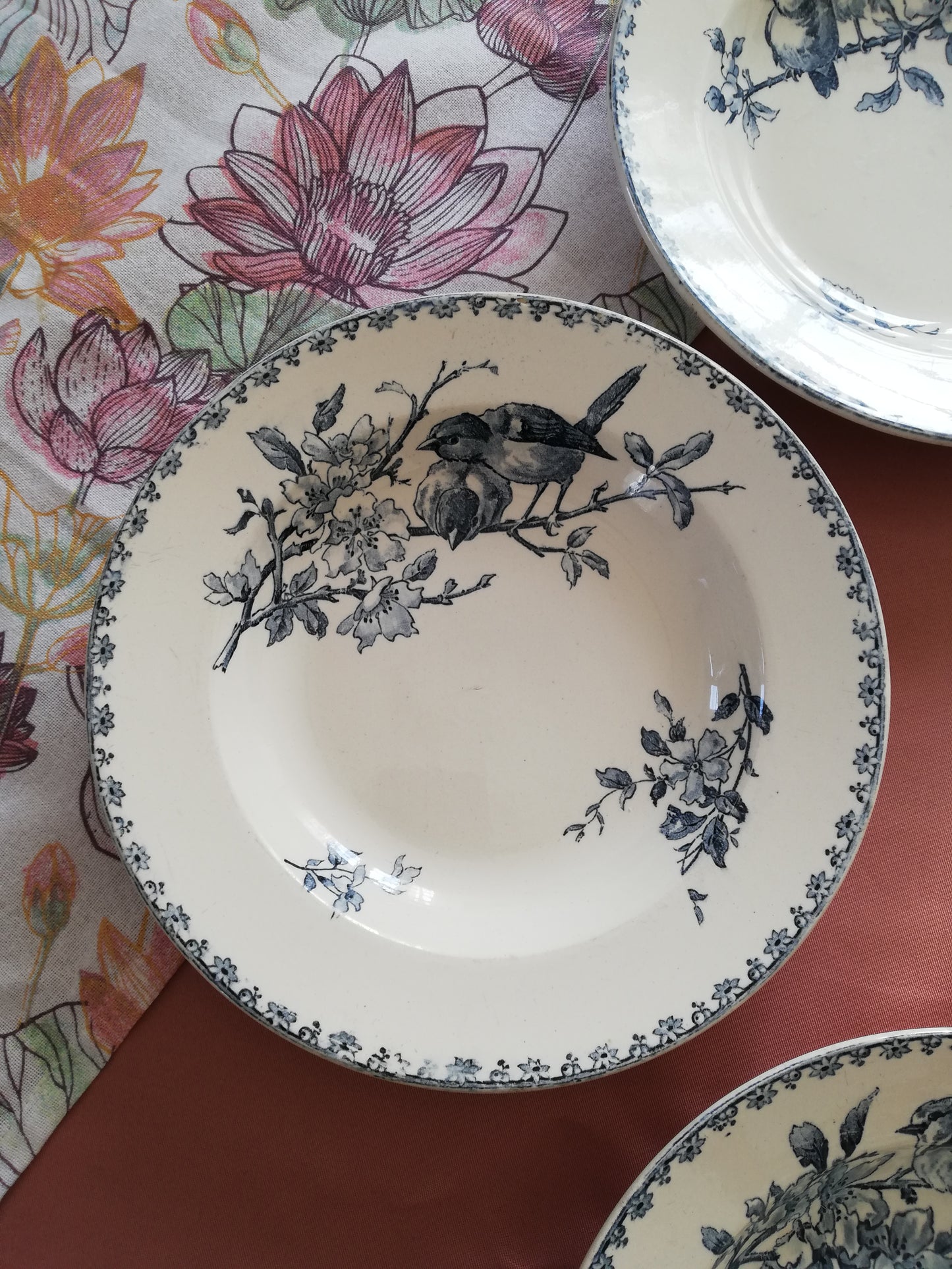 Assiettes Favori Sarreguemines x 3