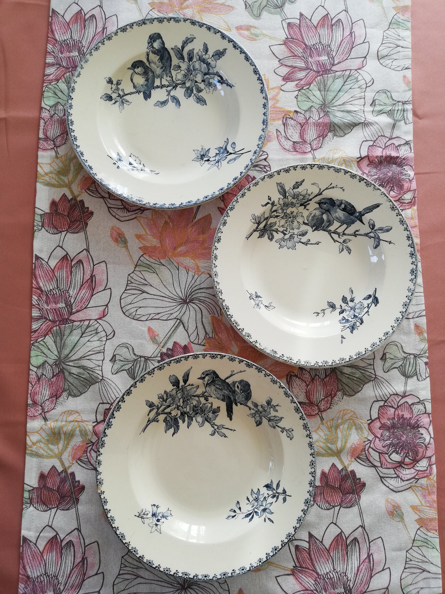 Assiettes Favori Sarreguemines x 3