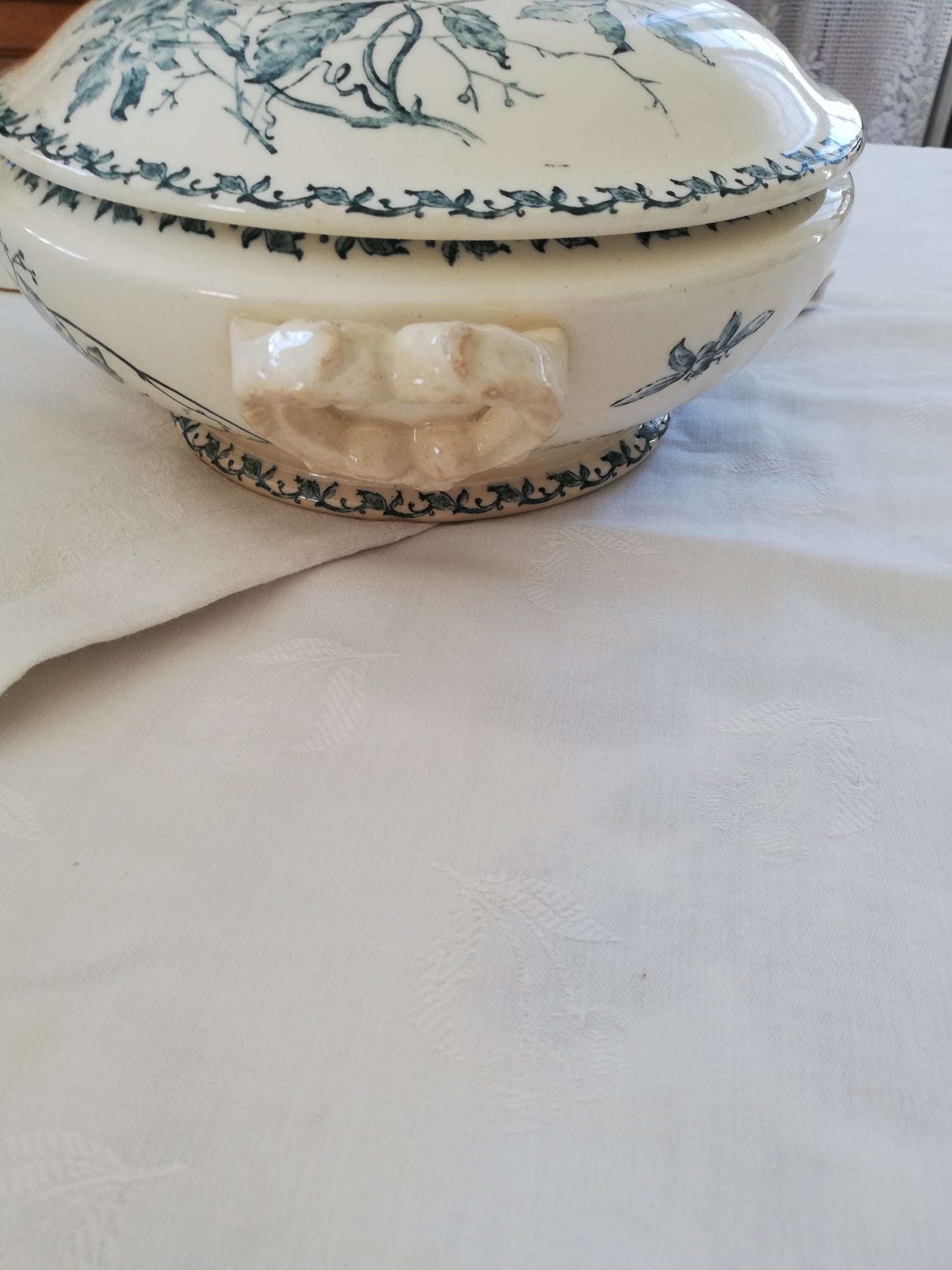 Legumier Vigne Vierge Gien (petite soupière)