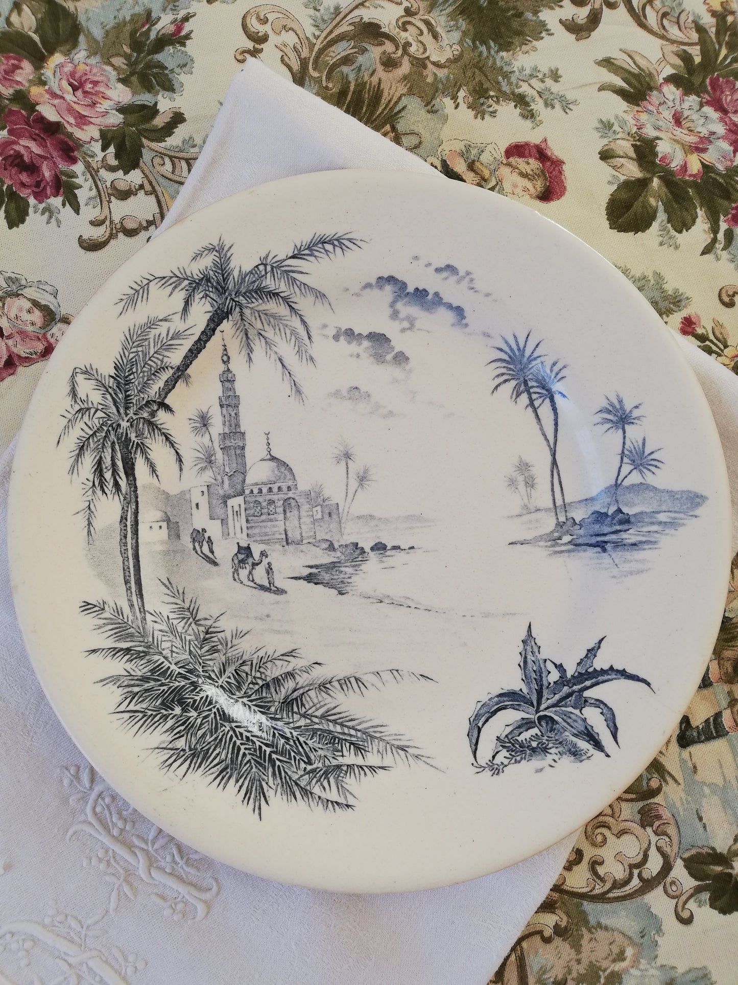 Assiettes Rêve d Orient Gien X 5