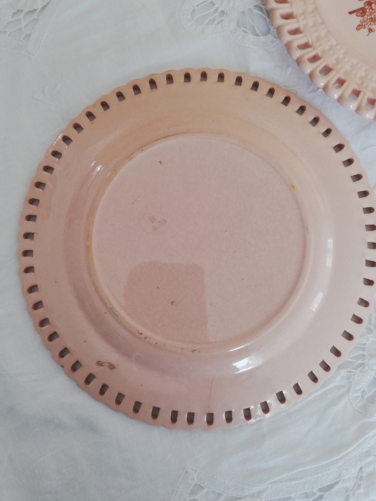 Assiettes Ajourées Longwy