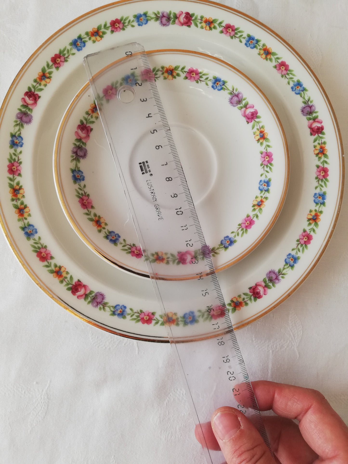 Service à thé/café et assiettes pour 4 Raynaud Limoges