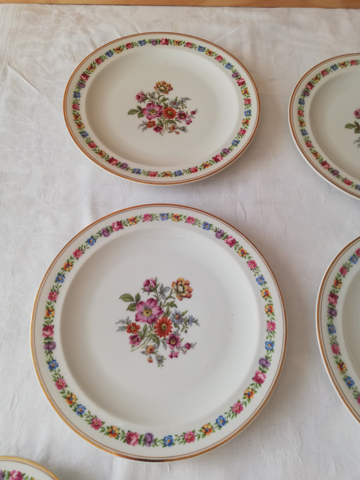 Service à thé/café et assiettes pour 4 Raynaud Limoges