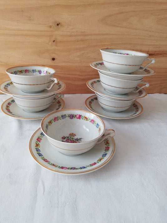 Service à thé/café pour 6 Raynaud Limoges