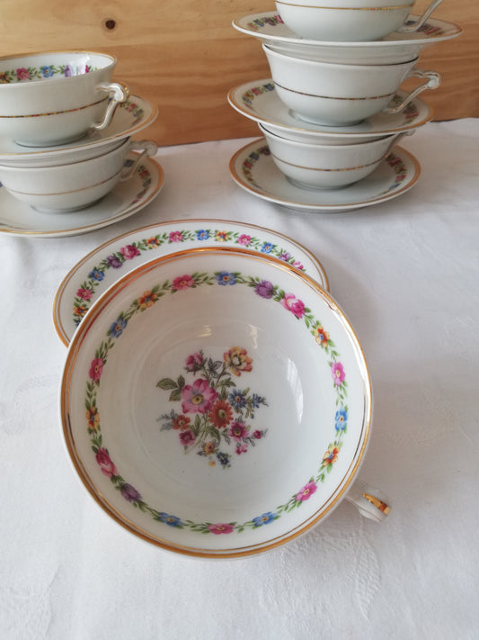 Service à thé/café pour 6 Raynaud Limoges