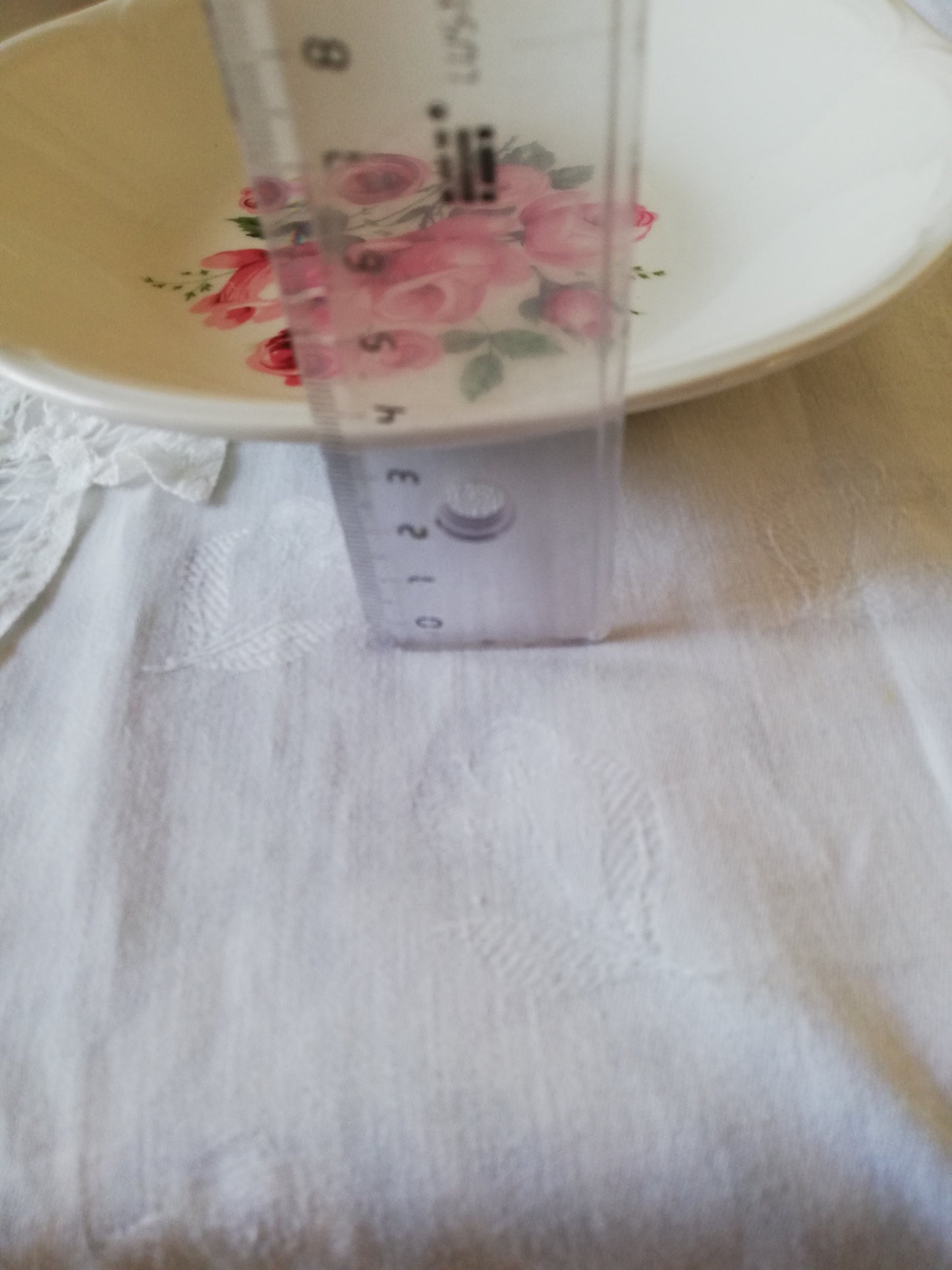 6 Assiettes Creuses Gien décor bouquet de roses
