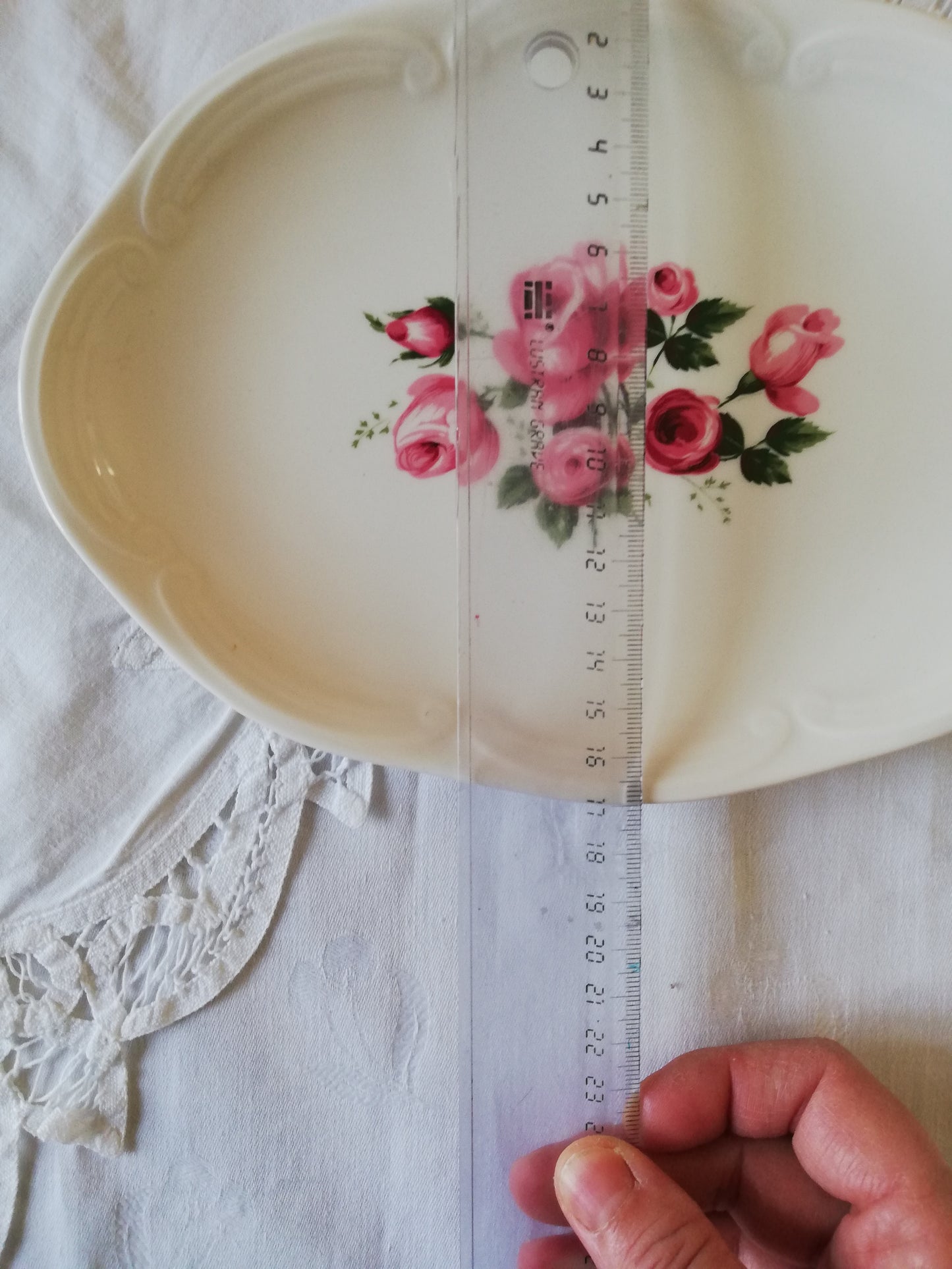 Ravier Gien bouquet de roses