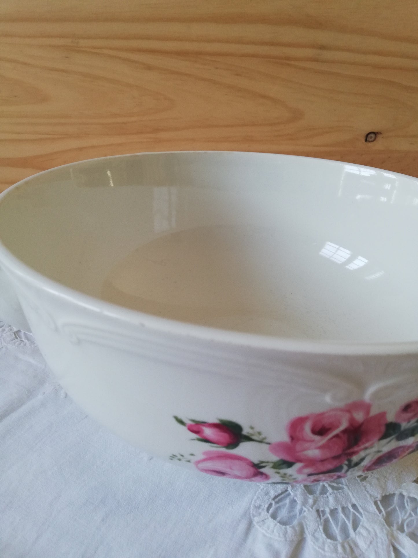 Saladier Gien Bouquet de roses