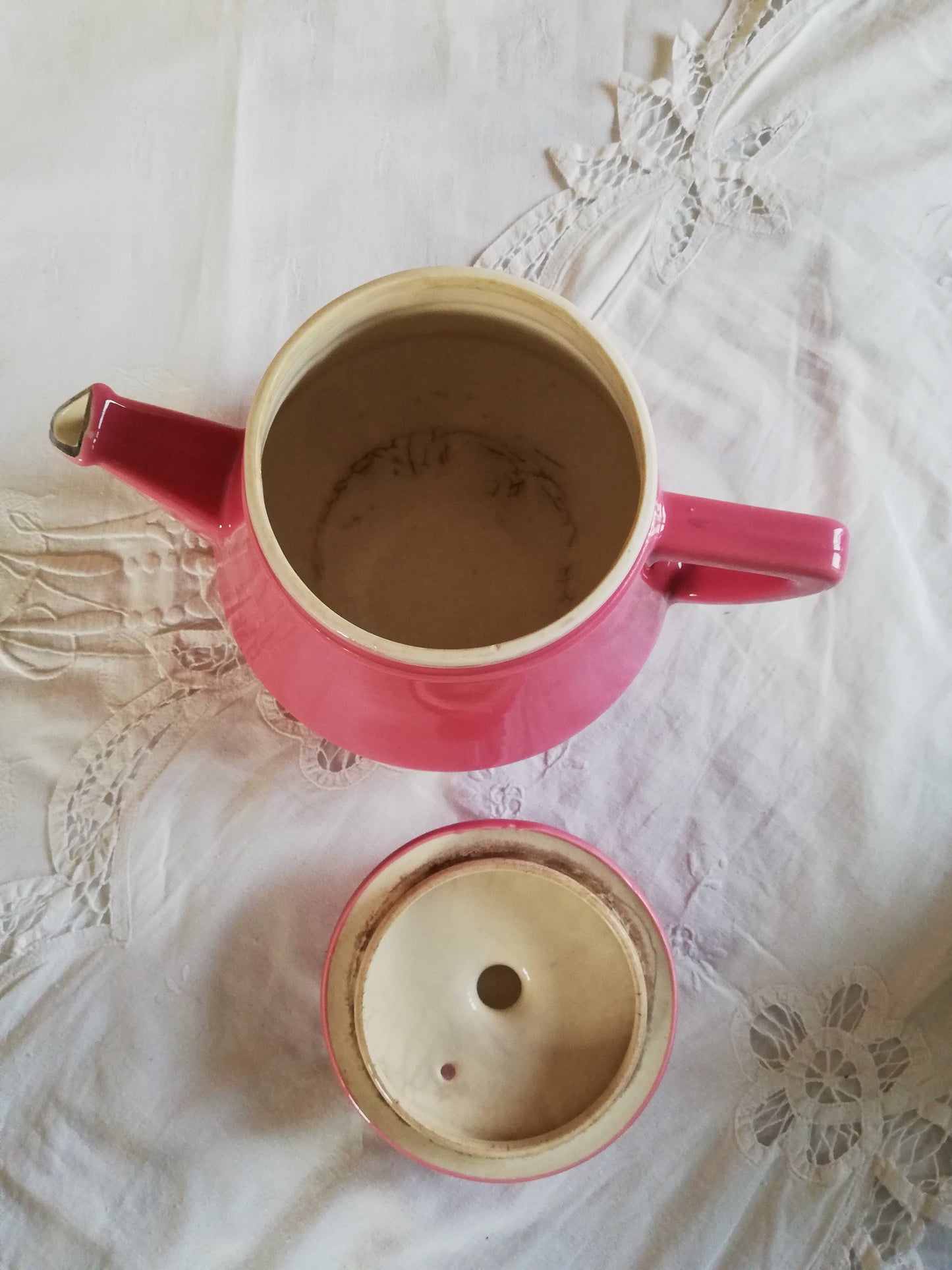 Cafetière Vintage rose Saint Uze