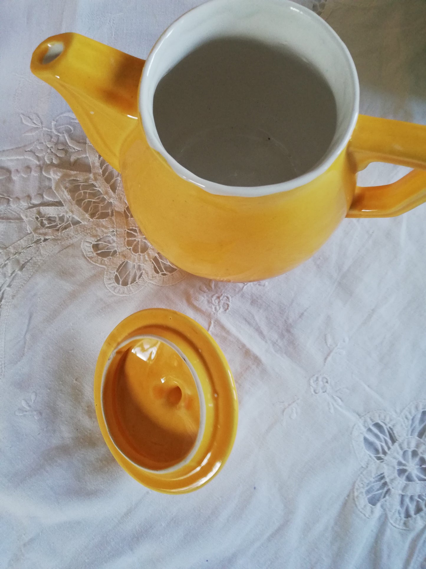 Cafetière Vintage jaune