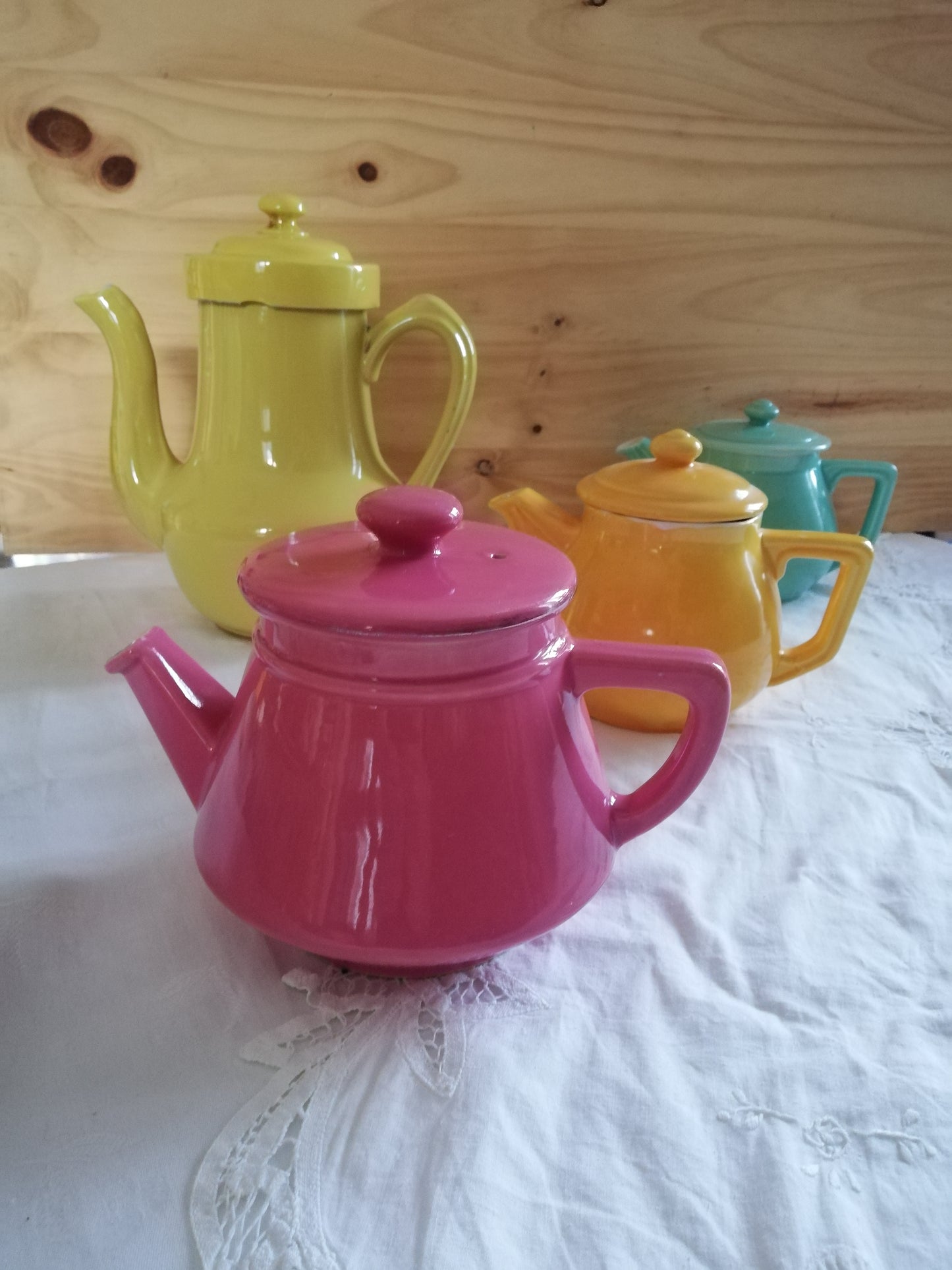 Cafetière Vintage rose Saint Uze
