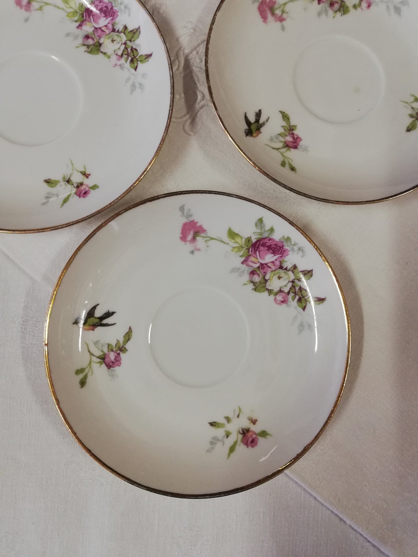 Tasses à café Mesanges Limoges