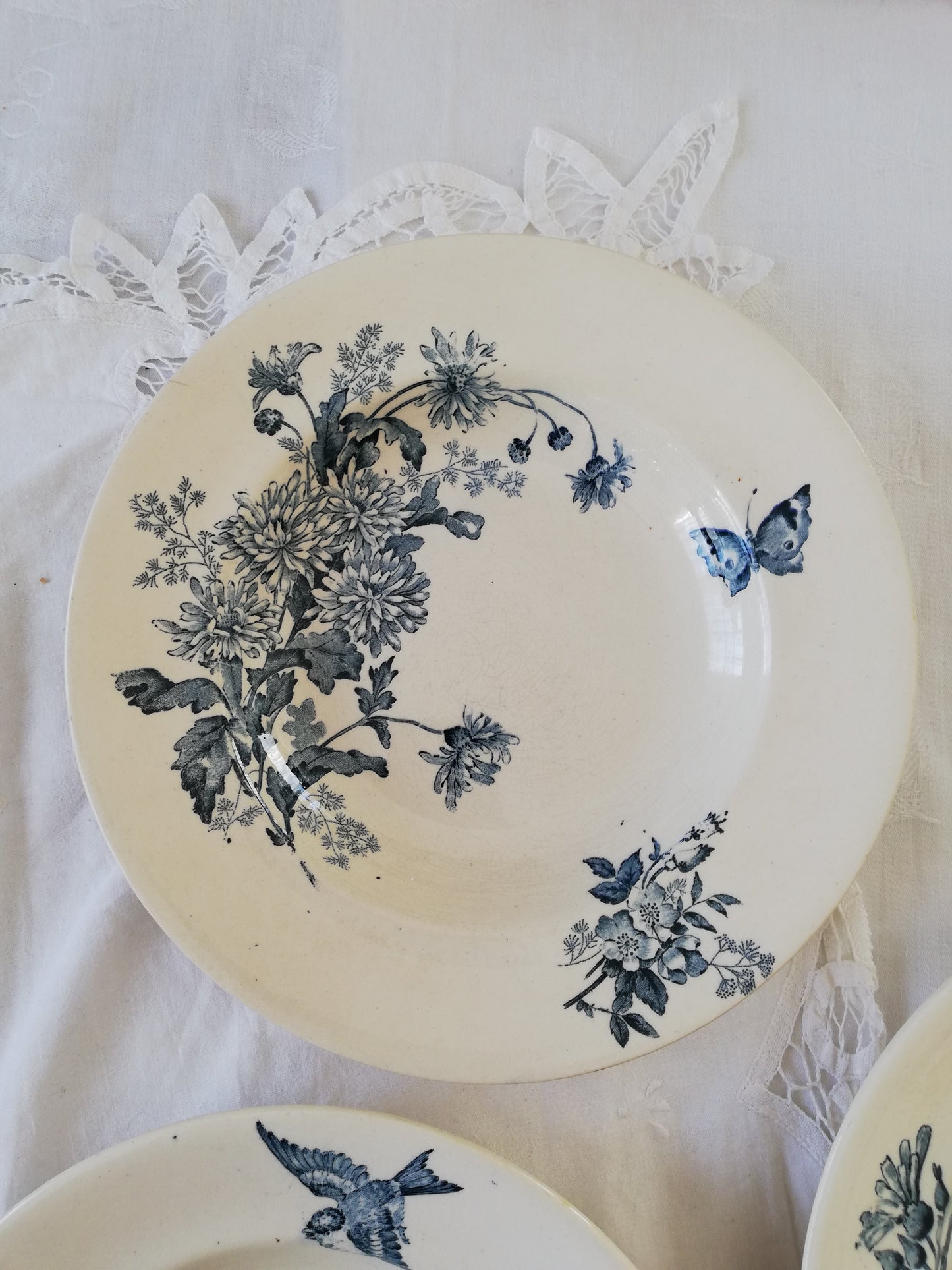 Assiette creuse Botanique Longwy
