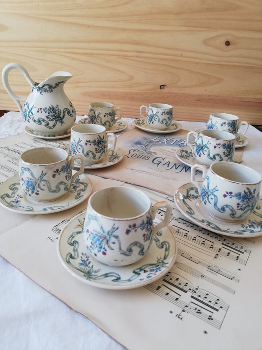 Service à café Terre de Fer Creil et Montereau