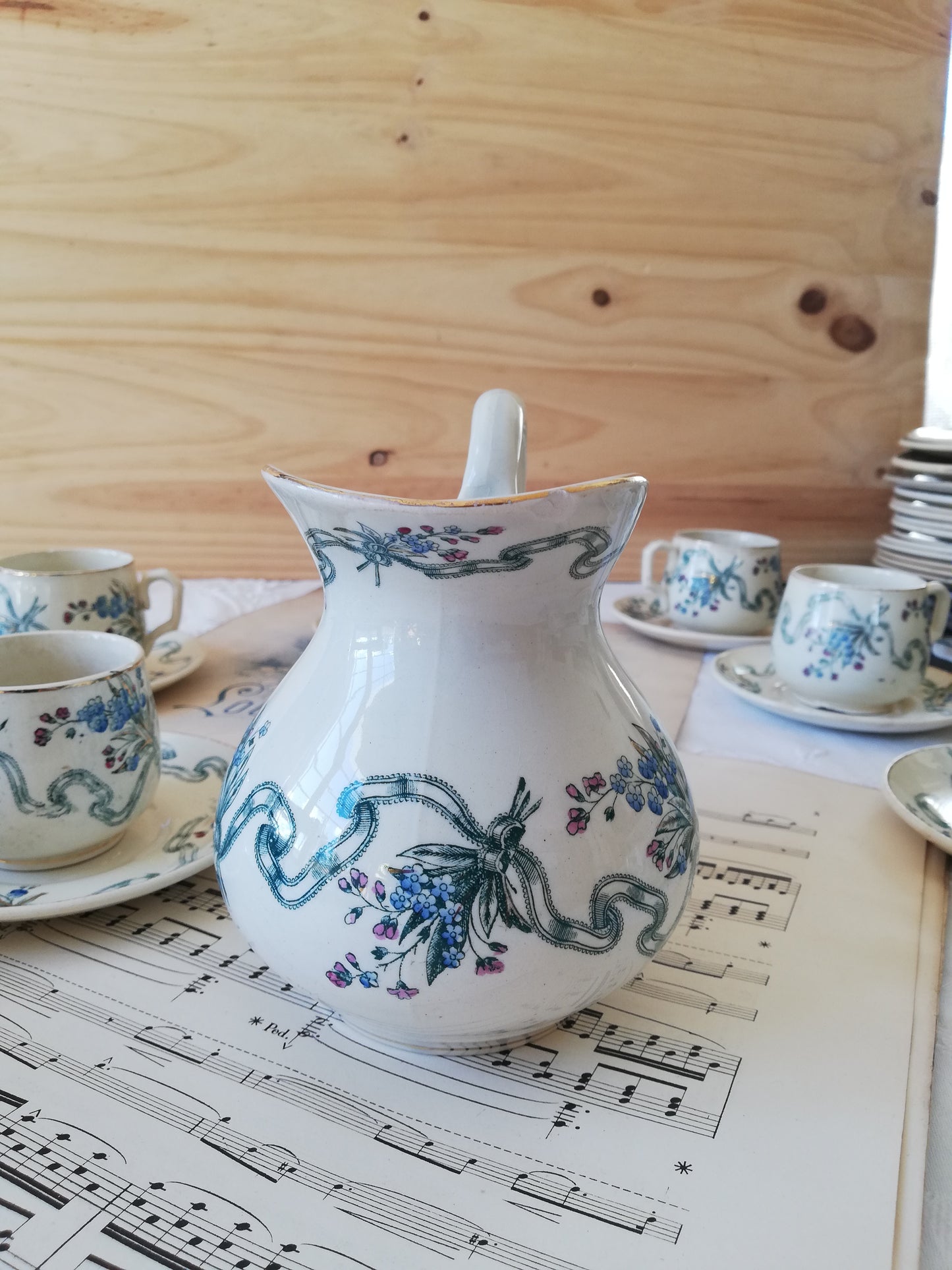 Service à café Terre de Fer Creil et Montereau